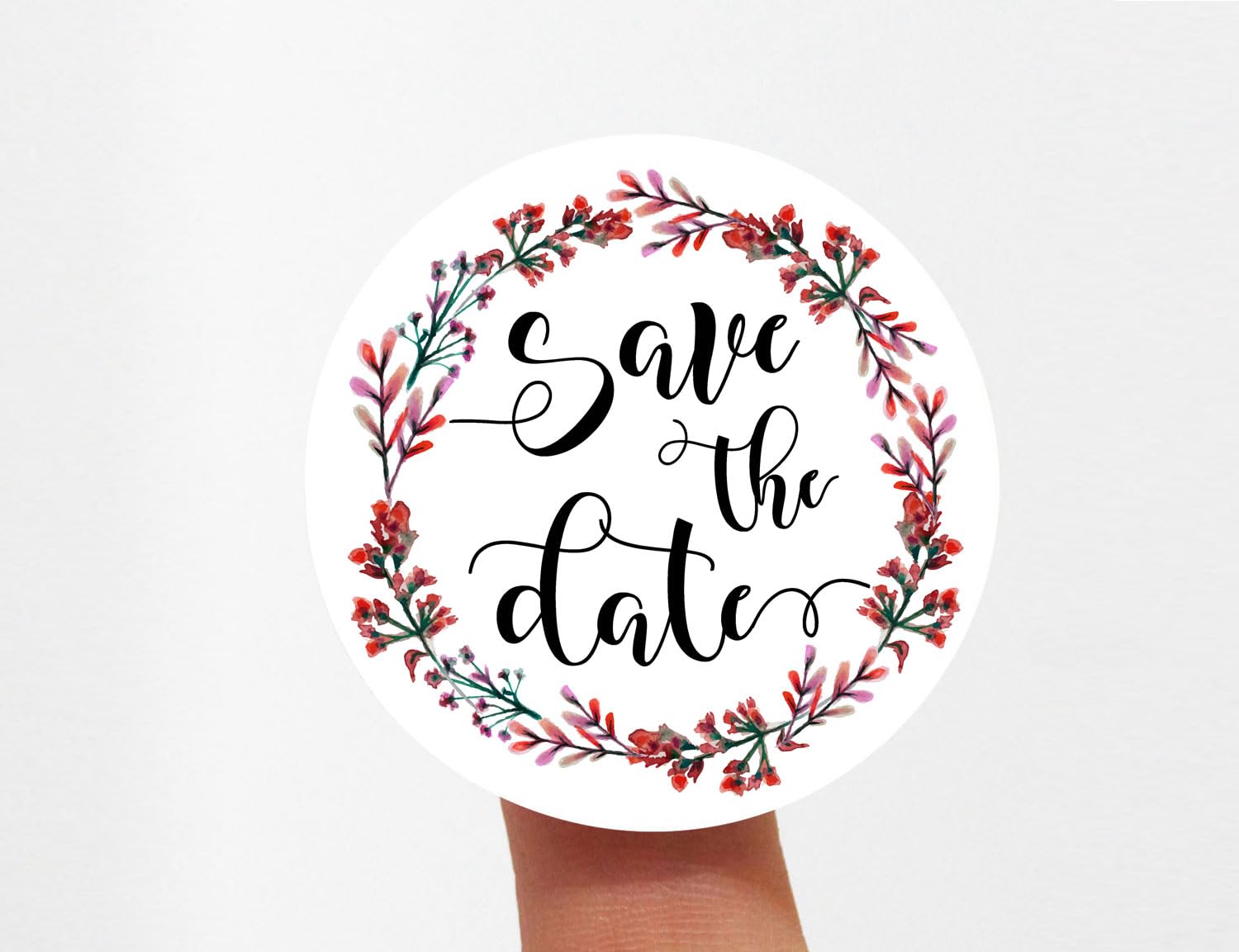 120PCS Premium Save The Date Wedding Stickers - Elegant Wedding Favor Labels, Envelope Seals for Bridal Showers & Invitations | Perfect for DIY Wedding Decor, Stationery & Party Favors