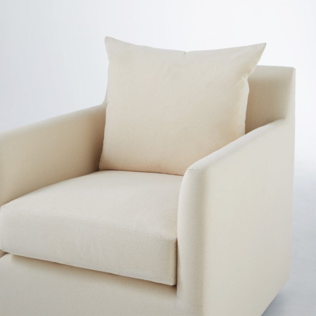 Cyan Design 11453 Sovente Chair - White and Cream Upholstered Dining Chair for Elegant Home Decor & Formal Dining Room Setting