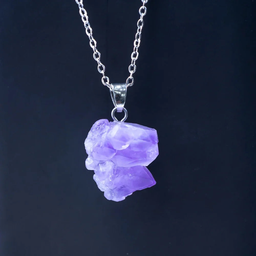 Firestone Pendant Necklace - Genuine Natural Stone Jewelry for Women | Perfect for Everyday Wear, Gifts & Special Occasions