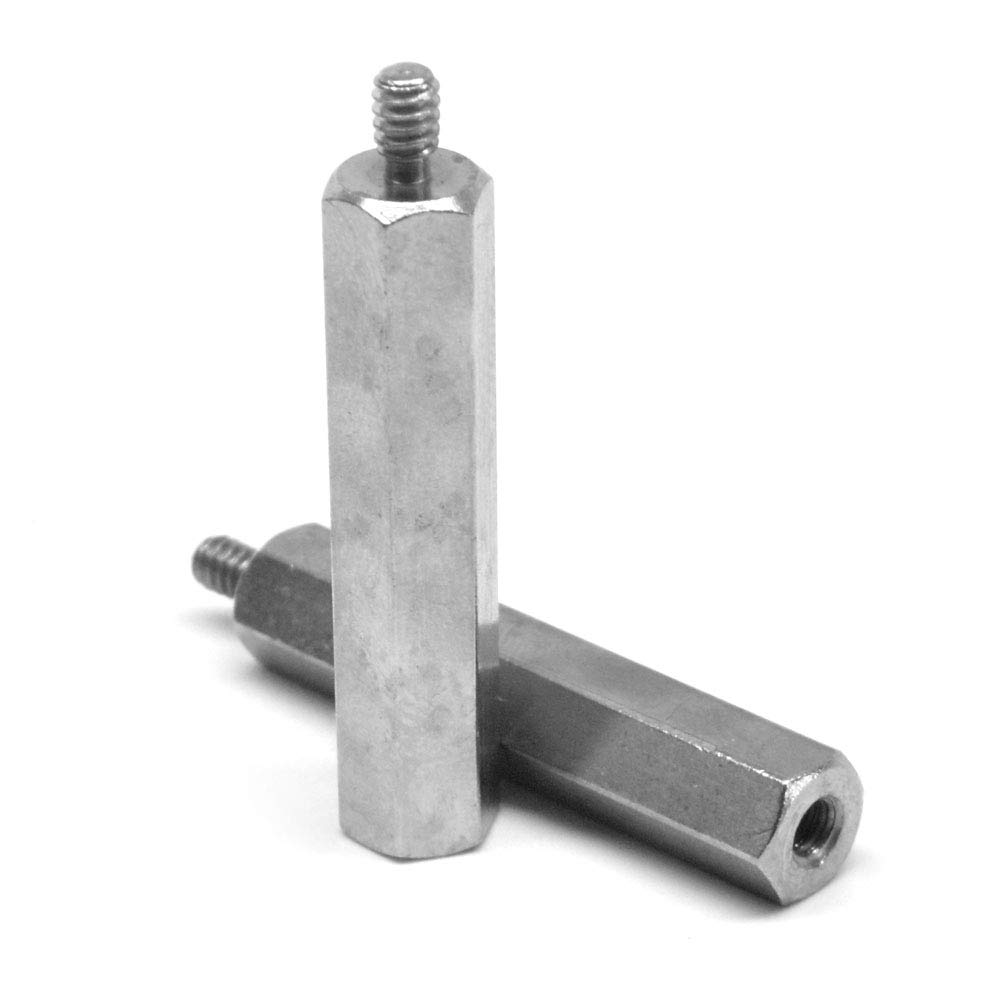 M3 x 0.50 x 13mm Hex Standoff - 6mm AF Coarse Thread Aluminum Spacer (500 Pack) - Perfect for PCB Mounting, Electronic Enclosures & DIY Projects