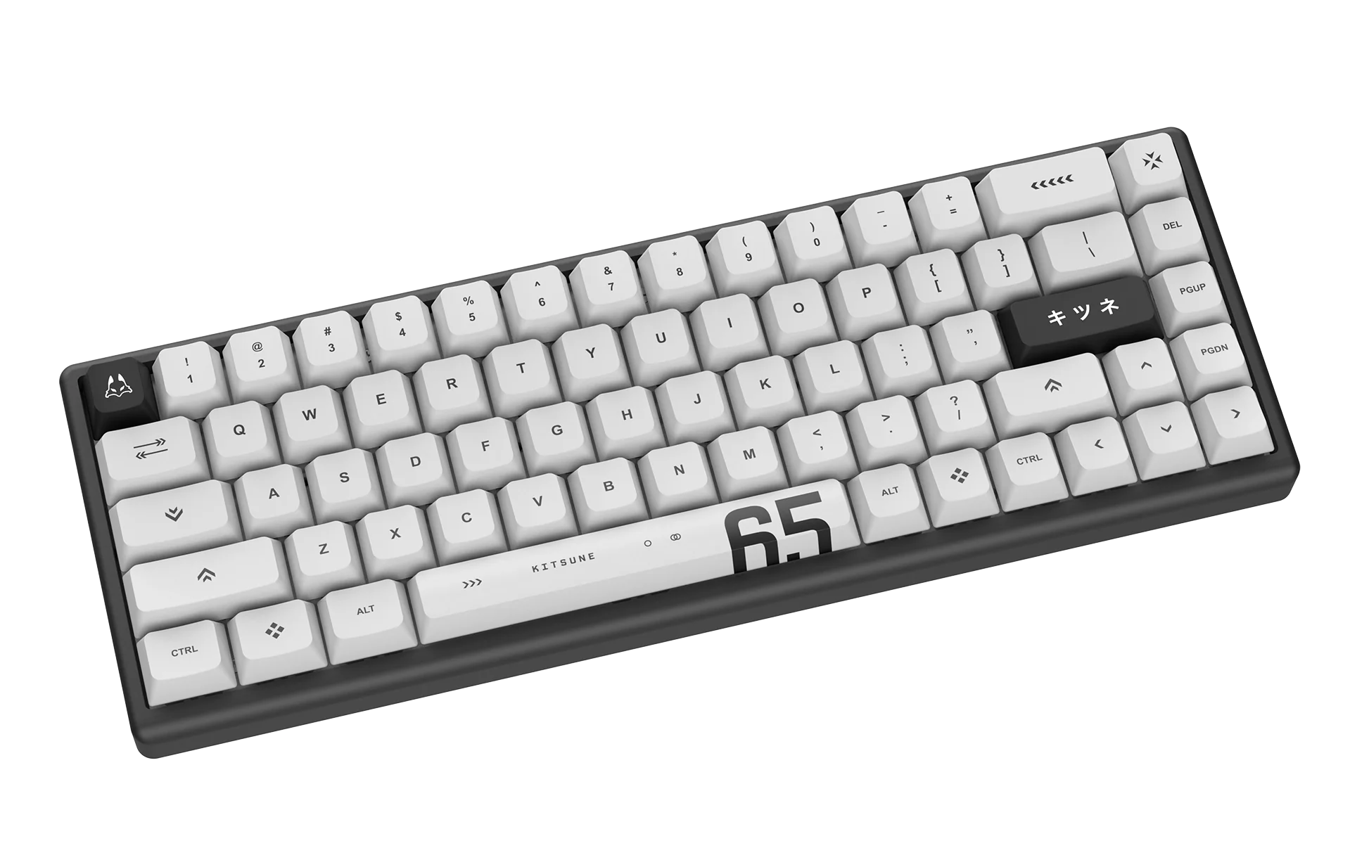 Arbiter Studio KITSUNE Polar 65 PRO Hall Effect Magnetic Gaming Keyboard - 65% Compact Mechanical Keyboard with Hot-Swappable Switches for PC, Mac, Typing & Esports Gaming