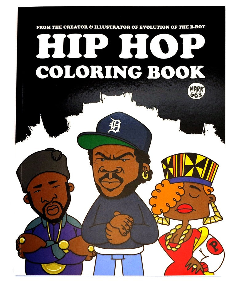 Hip Hop Coloring Book for Adults & Teens - Urban Graffiti & Rap Music Art Designs | Perfect for Stress Relief, Creativity & Relaxation