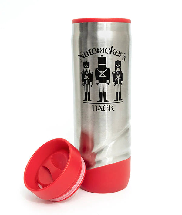 Premium Stainless Steel Nutcracker's Back Tumbler - 20oz Insulated Travel Mug with Lid, Leakproof & Sweatproof - Perfect for Coffee, Tea, Cold Drinks - Ideal for Office, Gym, Camping & Outdoor Adventures