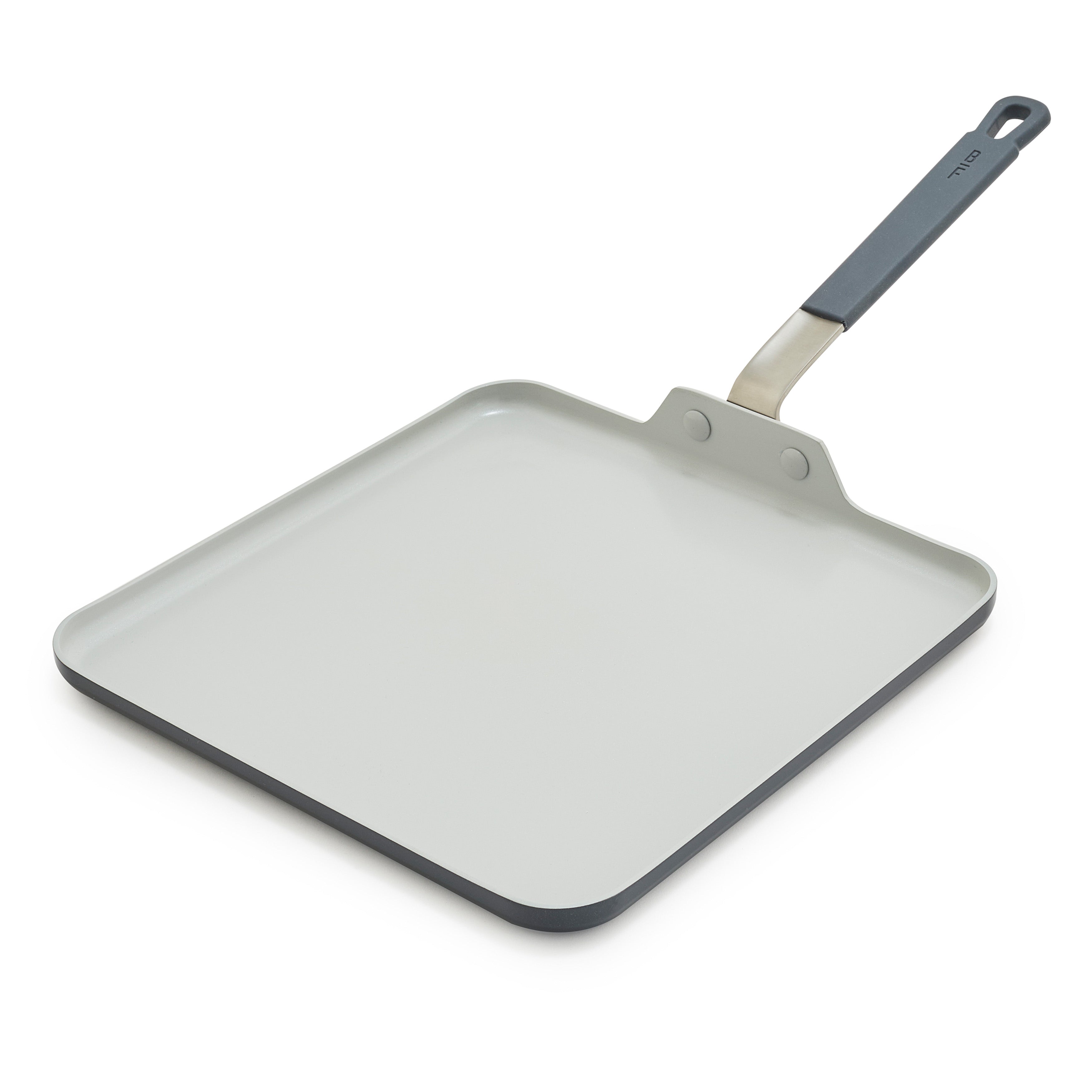 Bobby Flay by GreenPan Professional Ceramic Nonstick 11-Inch Square Griddle Pan - Graphite Finish | PFOA-Free, Dishwasher Safe | Perfect for Pancakes, Burgers & Stovetop Cooking