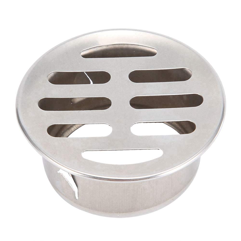 Stainless Steel Dome Drain Cover - Anti-Clogging Roof Drain with Removable Cover for Kitchen, Bathroom, Garage & Basement (50 Flat) | Prevents Flooding & Protects Pipes from Debris