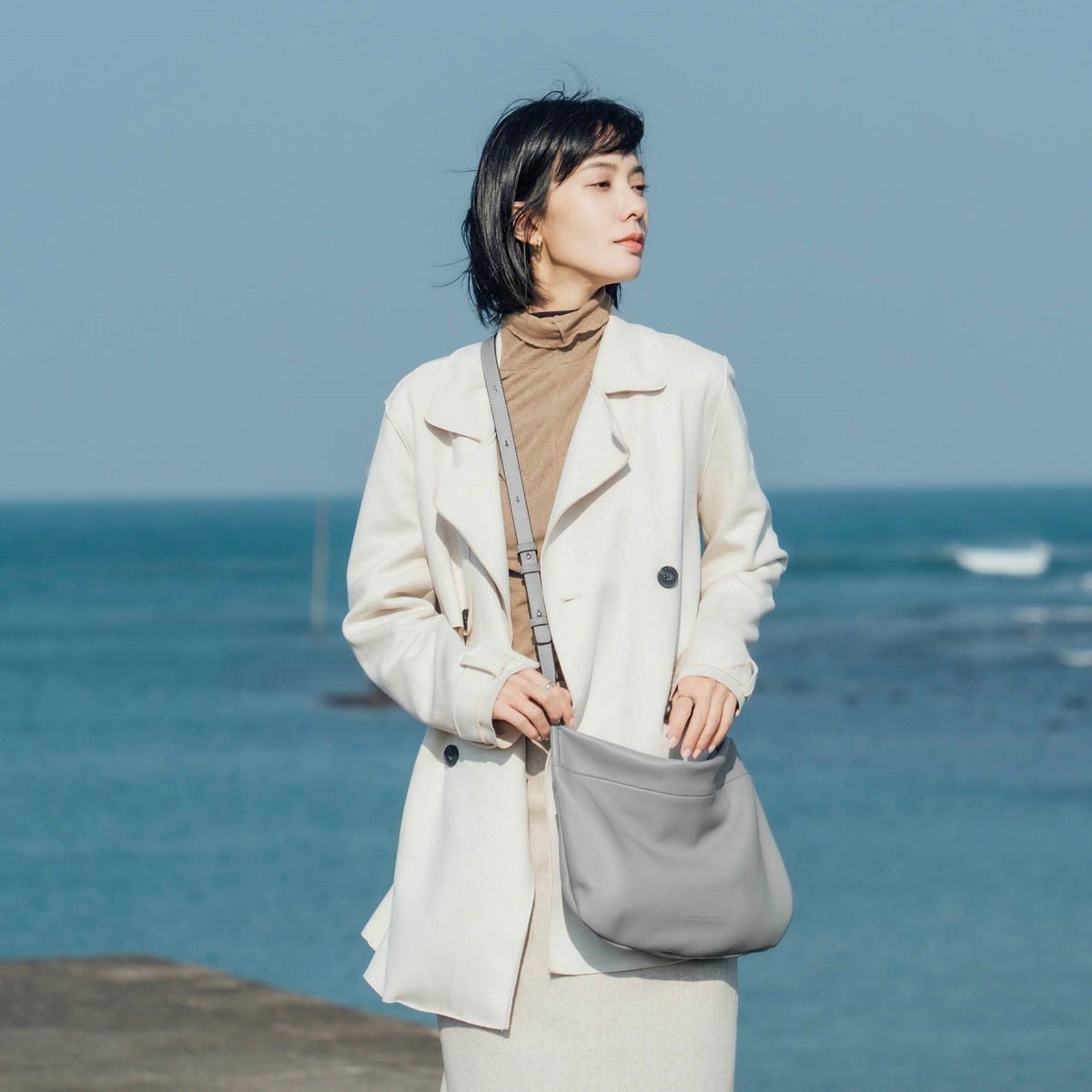 Stylish Merly Half Moon Leather Hobo Bag - Premium Genuine Leather Crossbody Purse for Women - Perfect for Work, Travel & Everyday Use