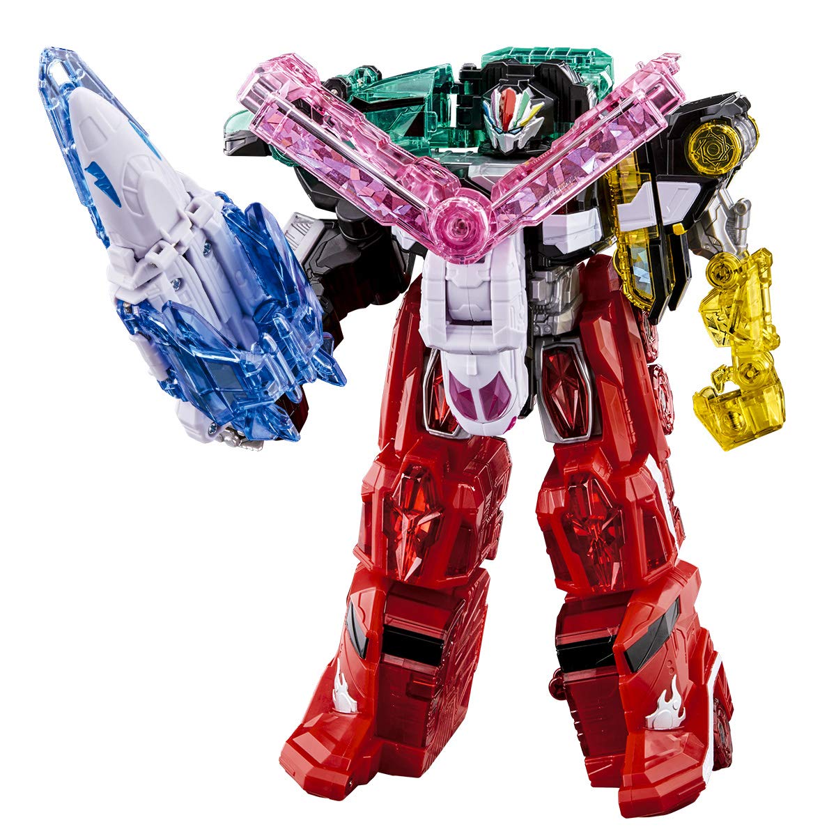 Bandai Mashin Sentai Kiramager Robot Series 01 Mashin Gattai DX Kiramaizin Set - Super Sentai Action Figure Toy for Kids & Collectors - Perfect for Playtime, Display & Anime Fans
