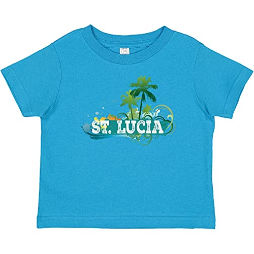 Inktastic St. Lucia Vacation Cruise Trip Baby T-Shirt - Cute Tropical Travel Outfit for Infants & Toddlers - Perfect for Beach Holidays, Family Cruises & Caribbean Getaways
