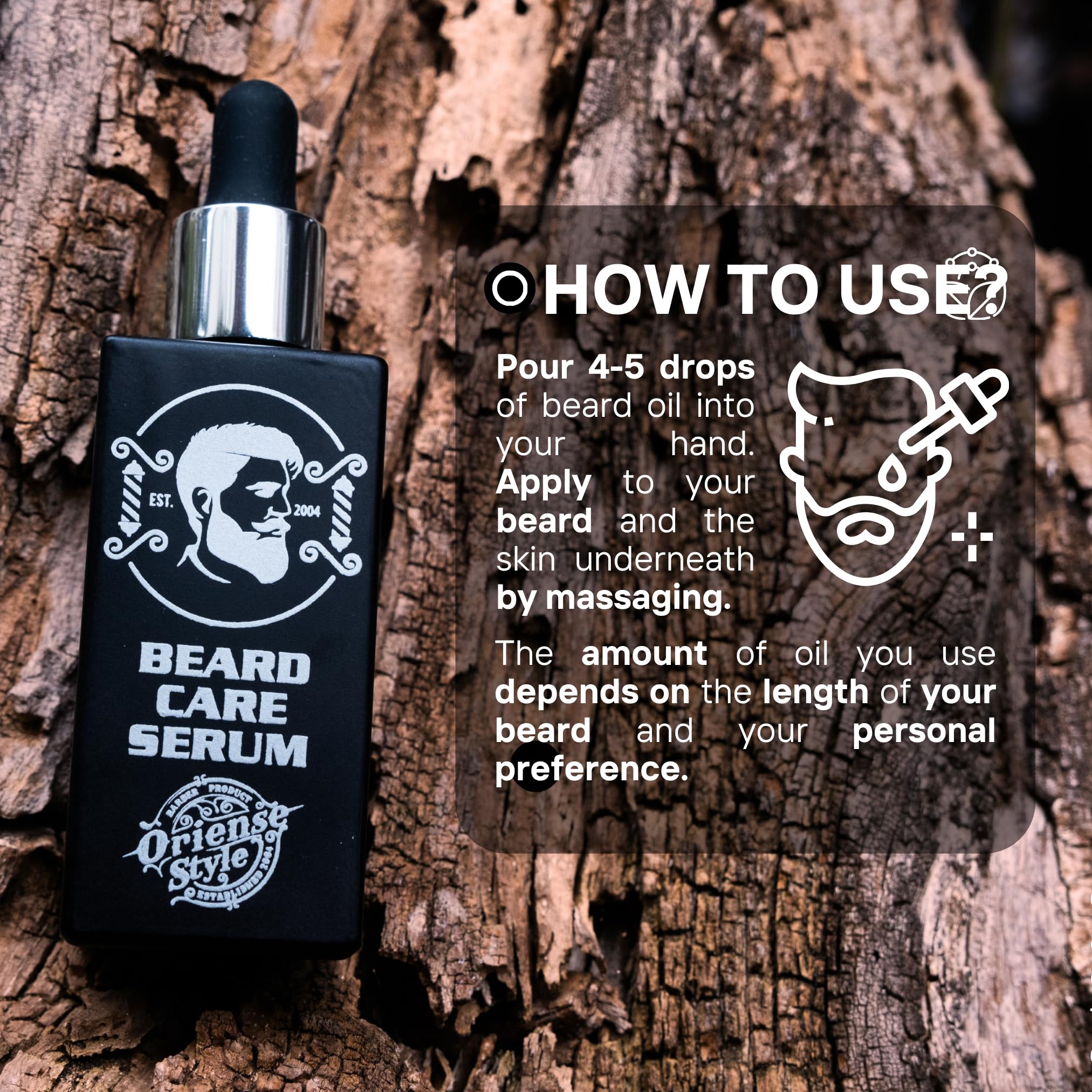 Premium Beard Oil for Men - 7 Natural Oils Blend for Nourishment, Growth & Anti-Itch Care | Moisturizes & Softens Facial Hair | Ideal for Daily Grooming & Beard Maintenance