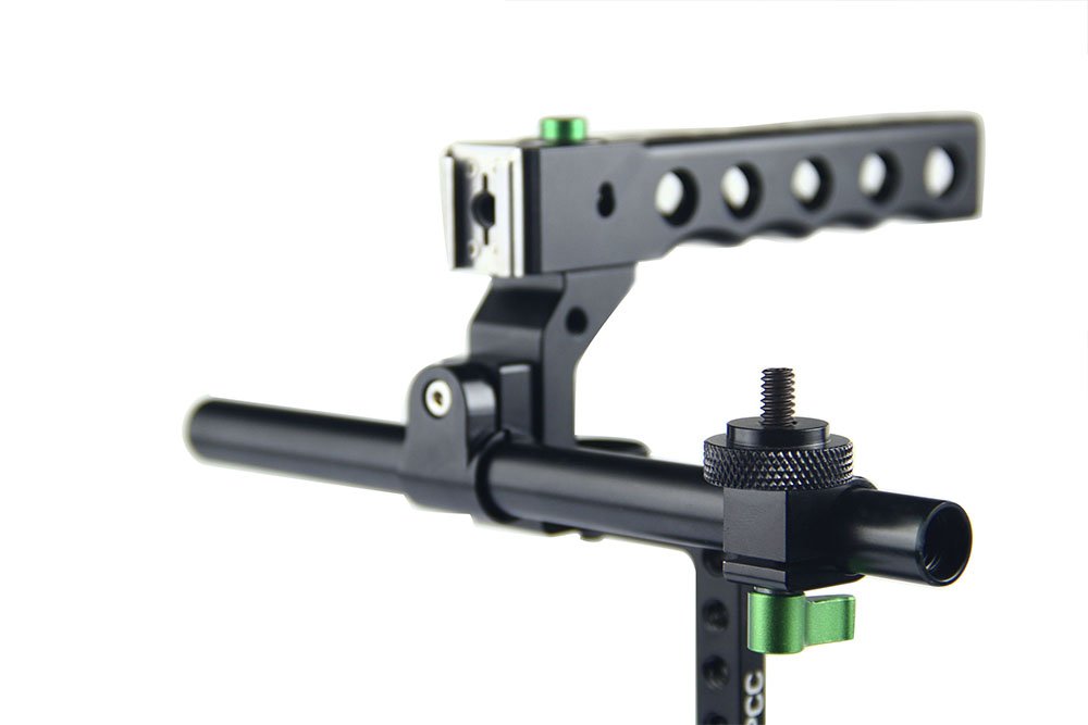 Lanparte BMPCC-01 Blackmagic Pocket Cinema Camera Cage for Blackmagic Pocket 4K/6K - Aluminum Alloy Rig with 15mm Rod Clamps & Cold Shoe Mount - Professional DSLR Stabilizer for Filmmaking, Vlogging and Video Production