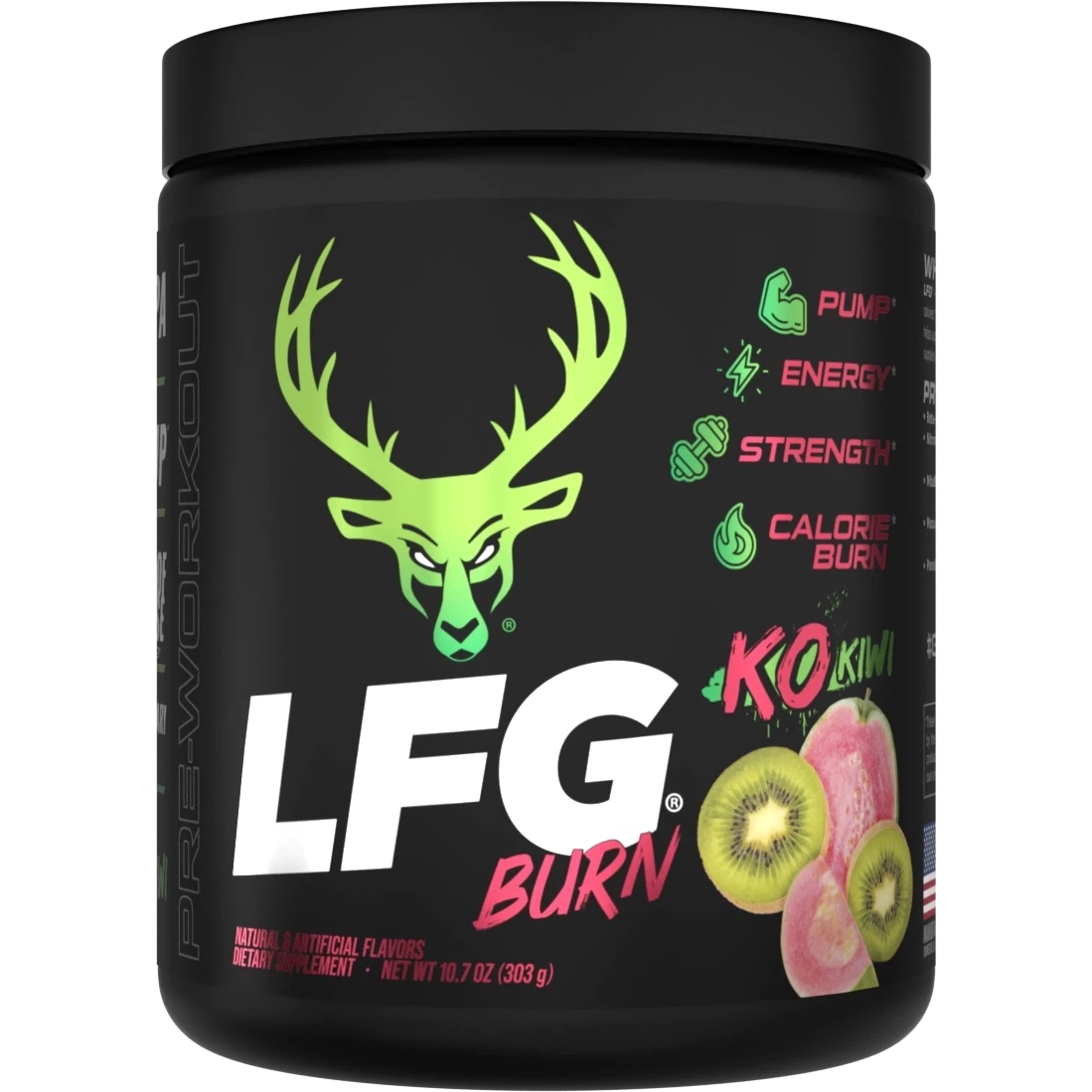 Bucked Up LFG Burn Fat Burner Supplement - Boost Energy & Metabolism for Weight Loss - Pre-Workout & Fitness Support