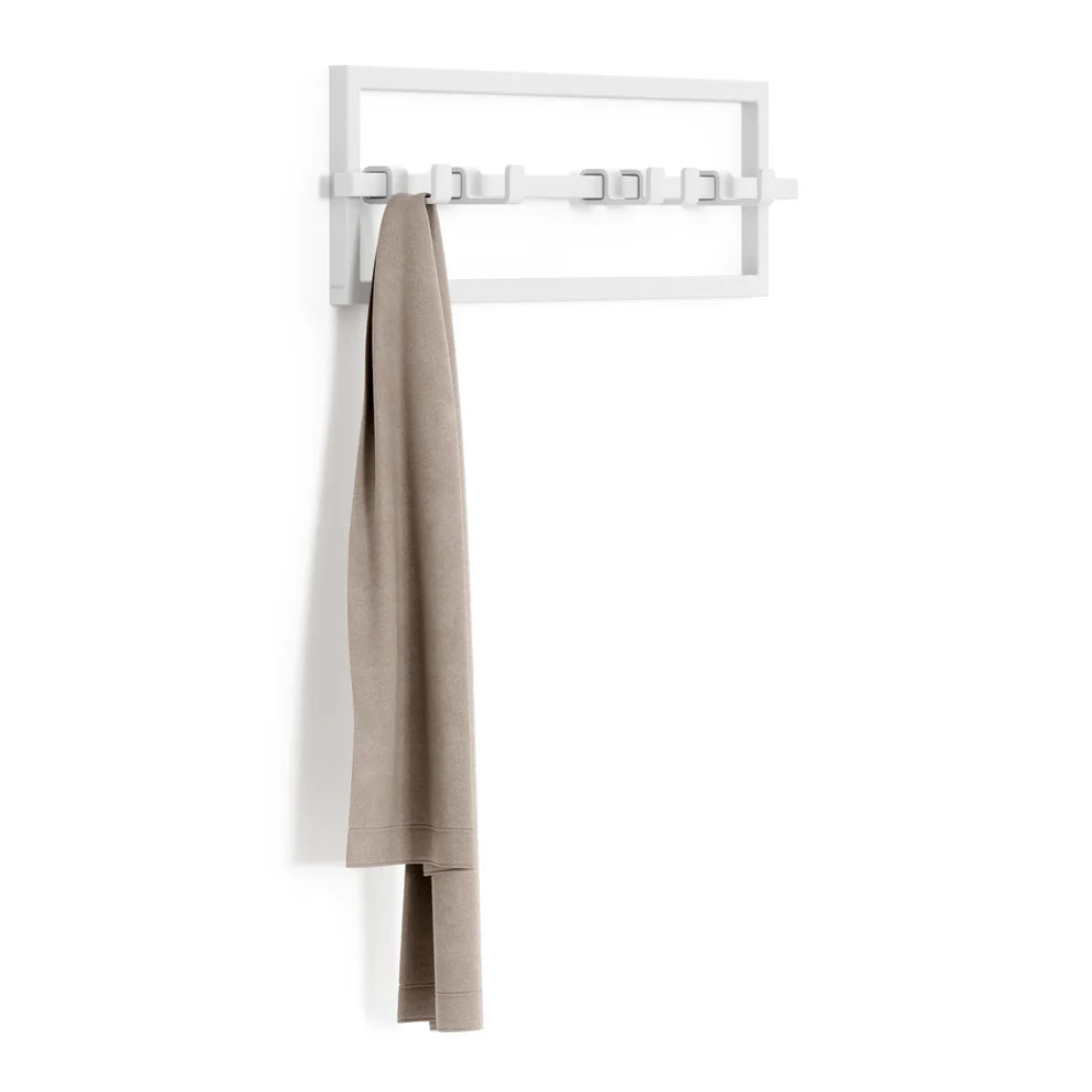 5 Pack Heavy Duty Wall Hooks for Hanging Coats, Hats & Keys - Rustproof Metal Hooks for Home, Office & Garage Organization