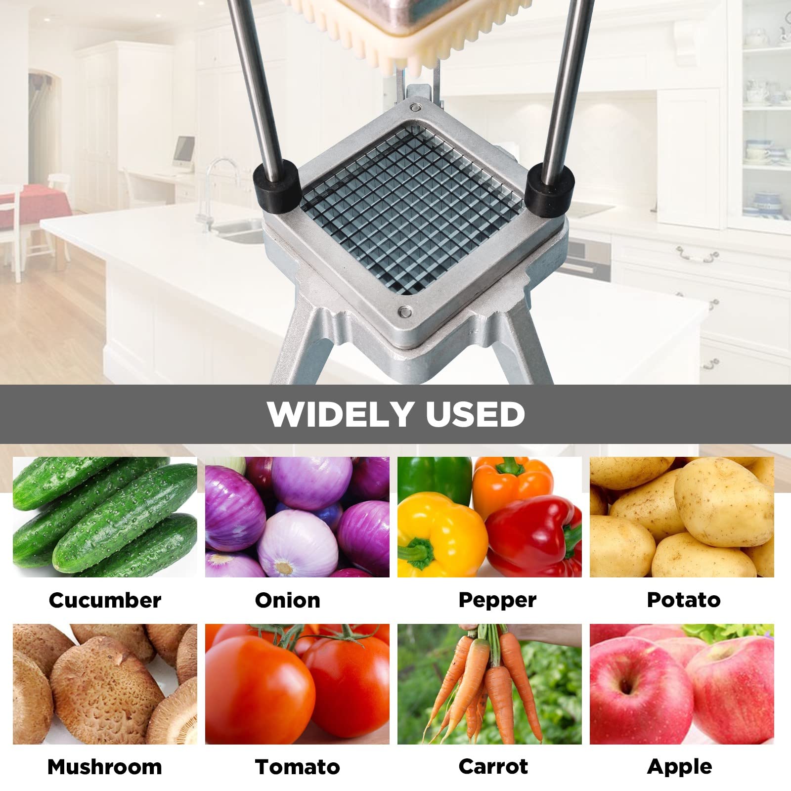 440C Stainless Steel Replacement Blade for Commercial Food Chopper Dicer - High-Quality Vegetable Cutting Blade - Perfect for Restaurants, Catering & Home Kitchens