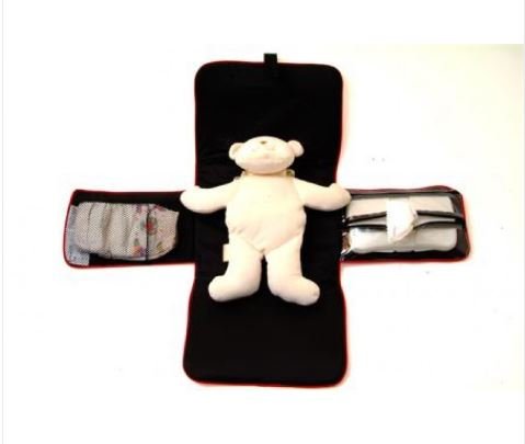 Portable Baby Changing Pad Wallet - Stylish & Compact Diaper Clutch for Travel, On-the-Go Parents | Perfect for Diaper Bags, Strollers & Quick Changes (Mystique Color)
