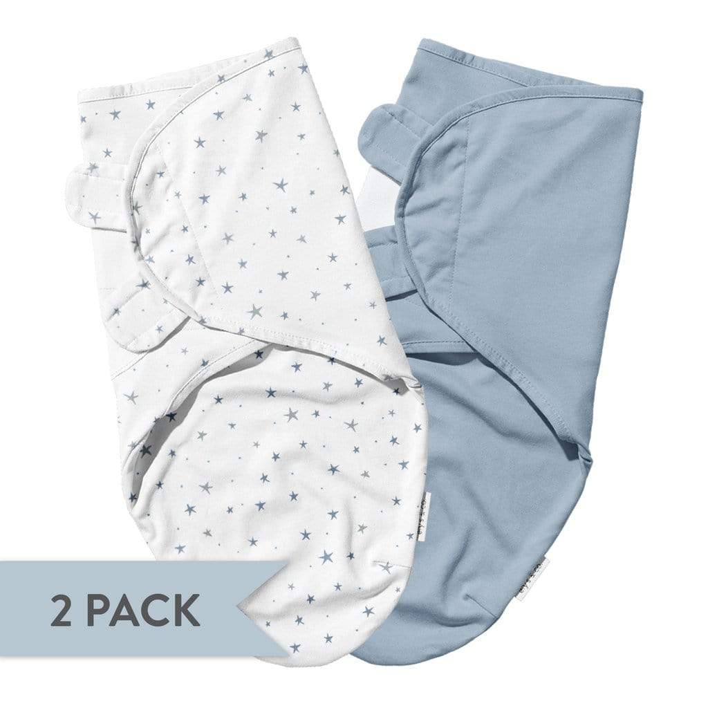 Ely's&Co. Adjustable Baby Swaddle Wrap - 2 Pack Soft Breathable Swaddles for Newborns - Perfect for Sleep, Swaddling & Comfort