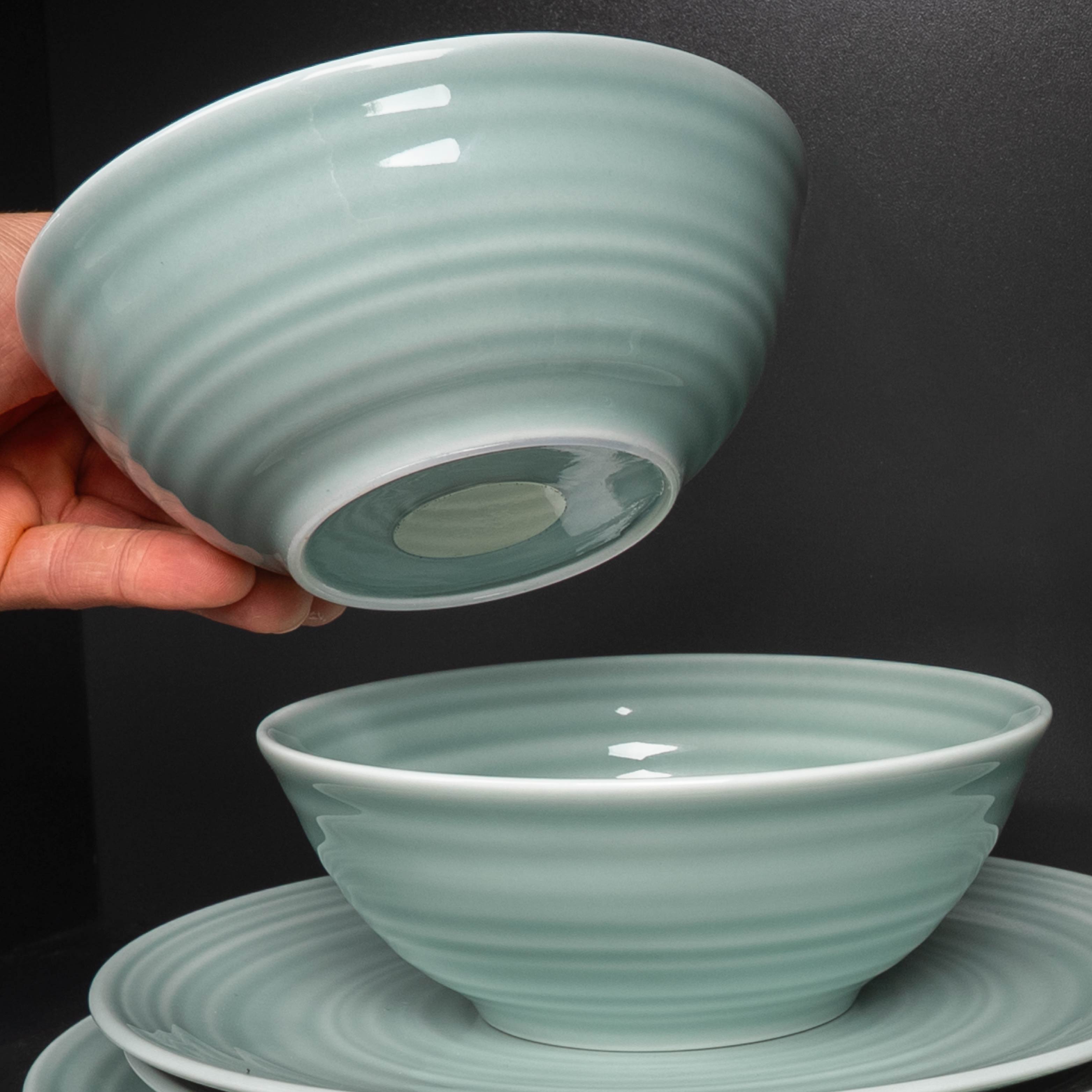 Premium Porcelain Bowls with Magnet Base - 16cm (6.3