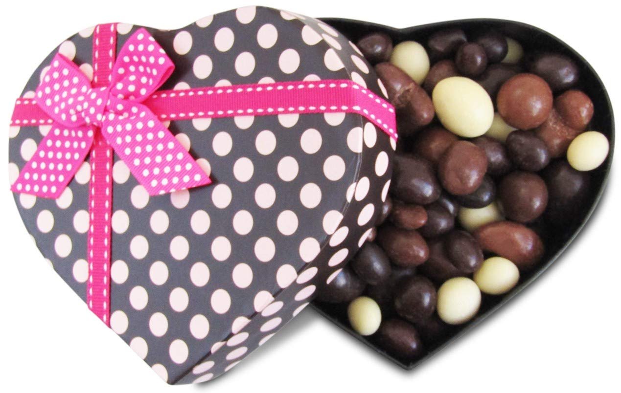 Premium Valentine's Day Chocolate Gift Box - Gourmet Heart Shaped Assorted Chocolates for Romantic Gifts, Anniversaries & Special Occasions