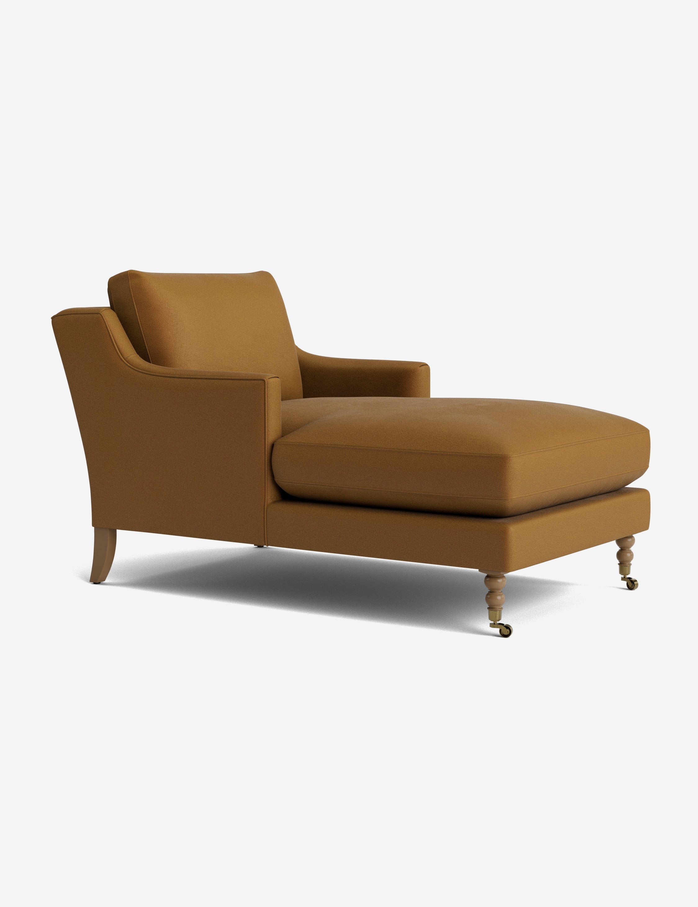 Fabienne Chaise Lounge Chair - Modern Accent Chair for Living Room, Bedroom & Office - Stylish Mid-Century Design with Wooden Legs - Perfect for Relaxing, Reading & Home Decor