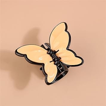 RUBELA 3D Butterfly Hair Clips for Women - Premium Cute Hair Claws & Clutchers - Multicolor Hair Accessories for Party, Wedding, Daily Styling
