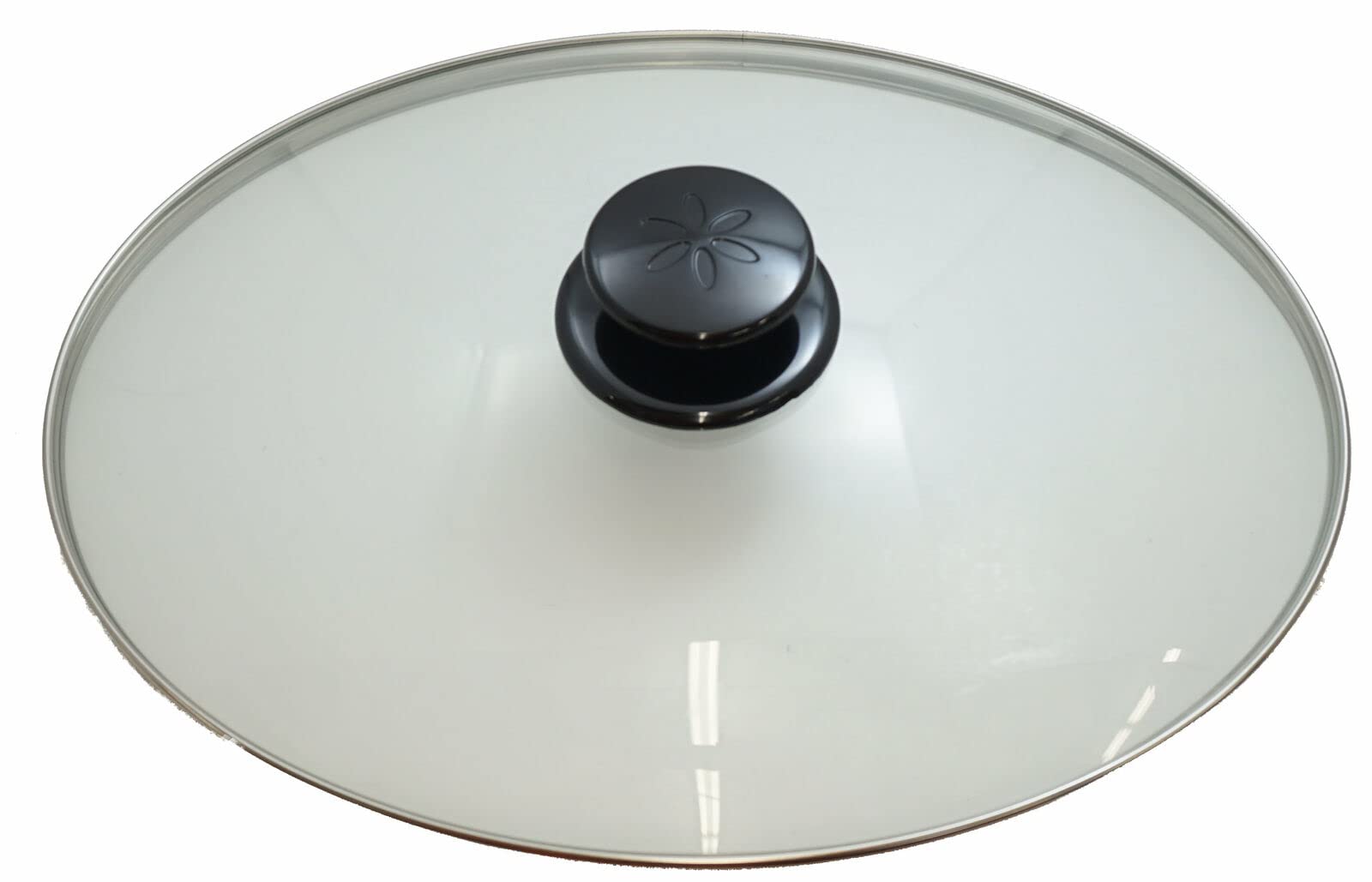 Presto Oval Electric Skillet Glass Cover - Tempered Glass Lid for Presto 16-Inch Electric Skillet - Shatter-Resistant, Heat-Resistant, Perfect for Cooking, Frying & Simmering