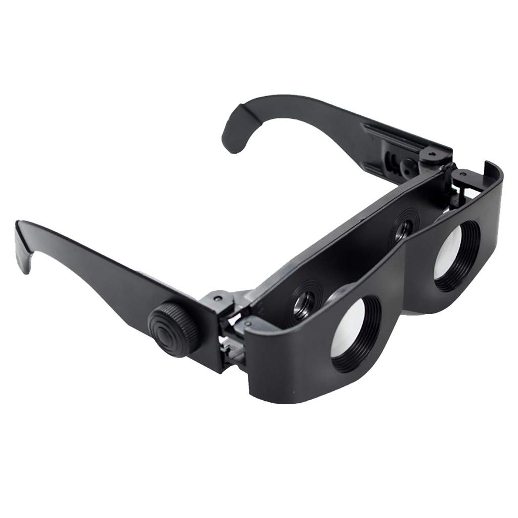 Pomobie Fishing Binoculars Glasses - 5X Magnifying Telescope for Bird Watching, Sports & Concerts - Hands-Free Eyewear for Adults & Kids - Perfect for Outdoor Adventures, Hiking, and Nature Exploration