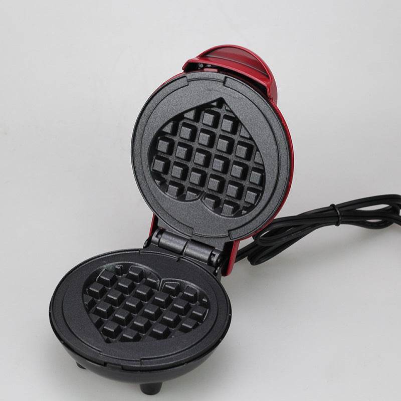 LovePop Mini Waffle Maker - Compact & Non-Stick Electric Waffle Iron for Quick Breakfast | Perfect for Kids, Camping, Dorms & Small Kitchens