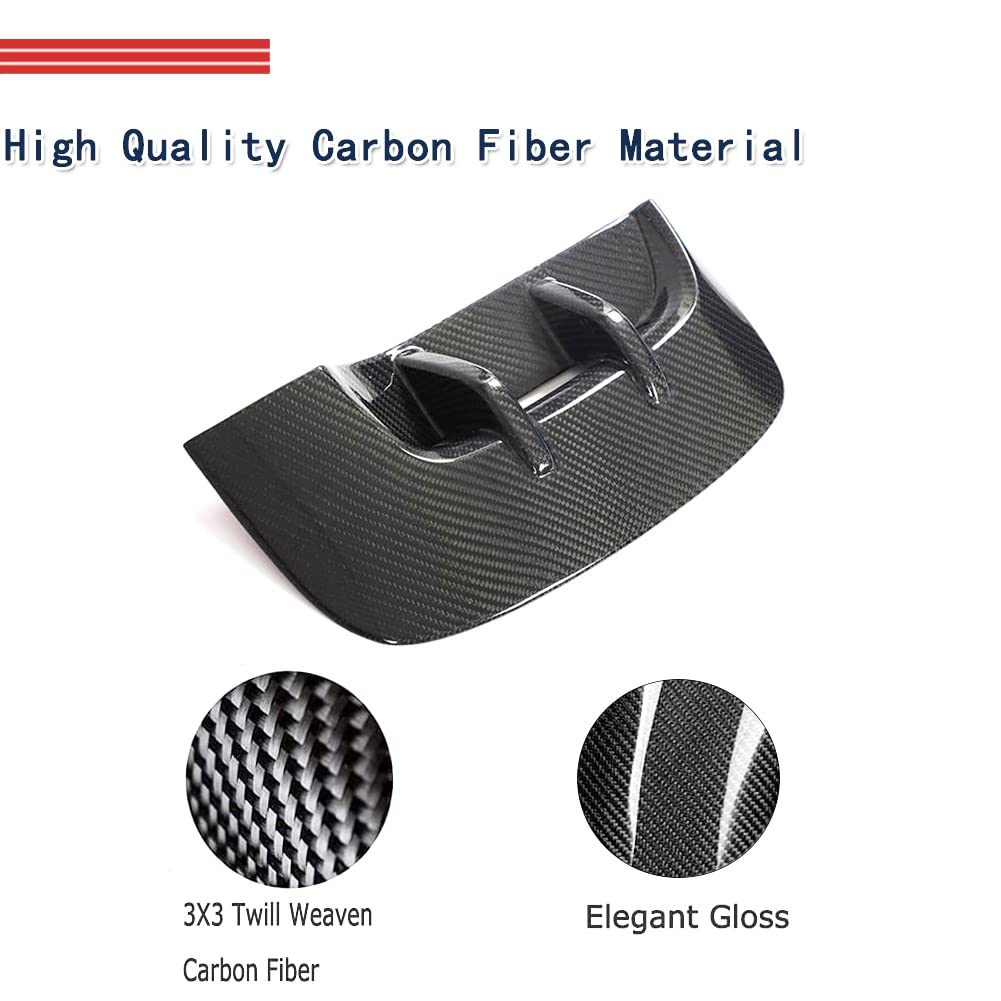 Carbon Fiber Side Fender Vent Cover for 2018-2023 Kia Stinger - Replacement Air Intake Scoop Trim - Enhance Style & Airflow - Perfect for Car Enthusiasts & Performance Upgrades