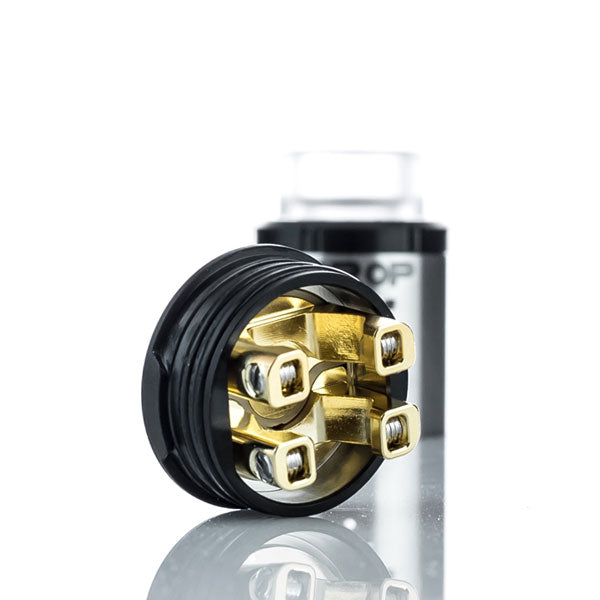 Digiflavor Drop RDA 24mm Rebuildable Dripping Atomizer - Best for Cloud Chasing & Flavor Testing | Perfect for Advanced Vapers & DIY E-Juice Enthusiasts