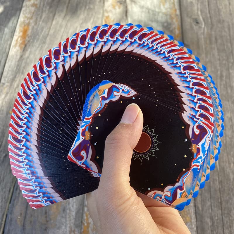 Premium Huxuan Yini Cardistry Playing Cards - Unique Poker Deck for Magic Tricks, Card Games & Party Fun - Ideal for Kids & Adults - Perfect for Card Flourishes, Poker Nights & Magic Shows