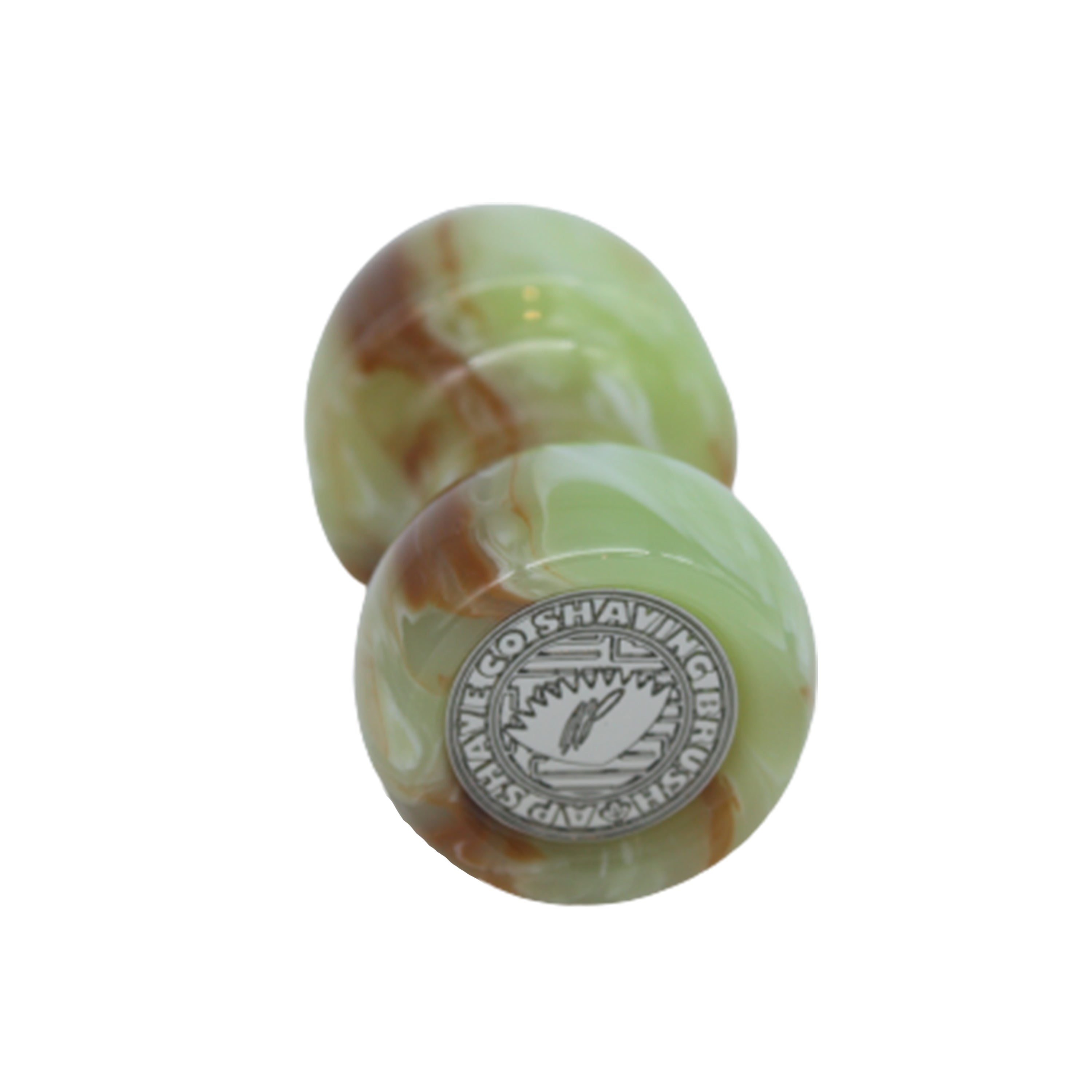 Premium Jade Handcrafted Shaving Brush Handle for Men - Fits 24mm & 26mm Knots - Luxury Wet Shaving & Grooming Essential for Barbershop & Home Use