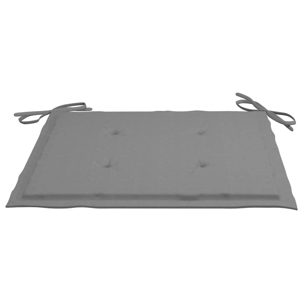 6-Piece Gray Outdoor Chair Cushions Set - 15.7