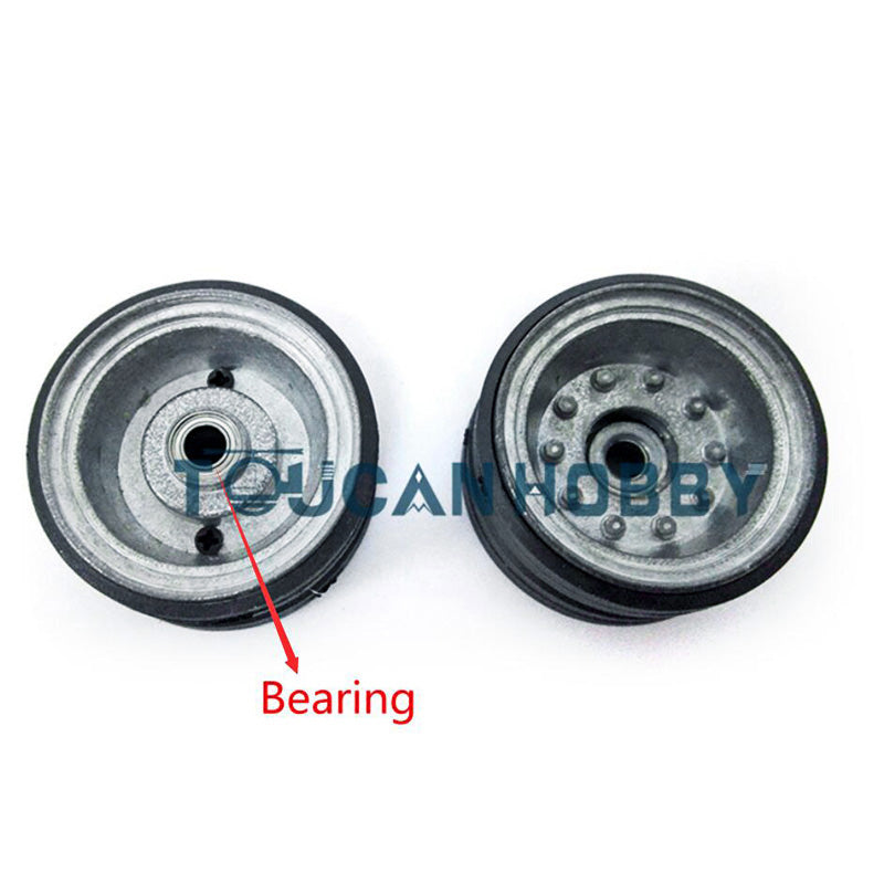 1:16 Scale Henglong RC Tank Metal Idler Wheels Spare Parts for M26 Pershing 3838 & Walker Bulldog 3839 Models - Durable Replacement for US Stock - Perfect for RC Tank Upgrades and Battle Simulation