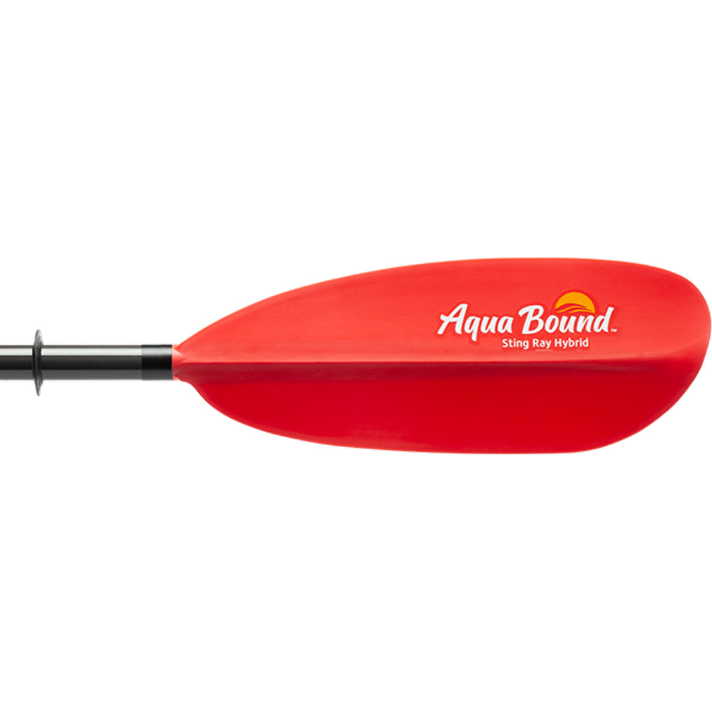 Aqua Bound Sting Ray Hybrid Posi Lok 2-Piece Kayak Paddle - Lightweight & Durable for Touring, Fishing & Recreational Kayaking