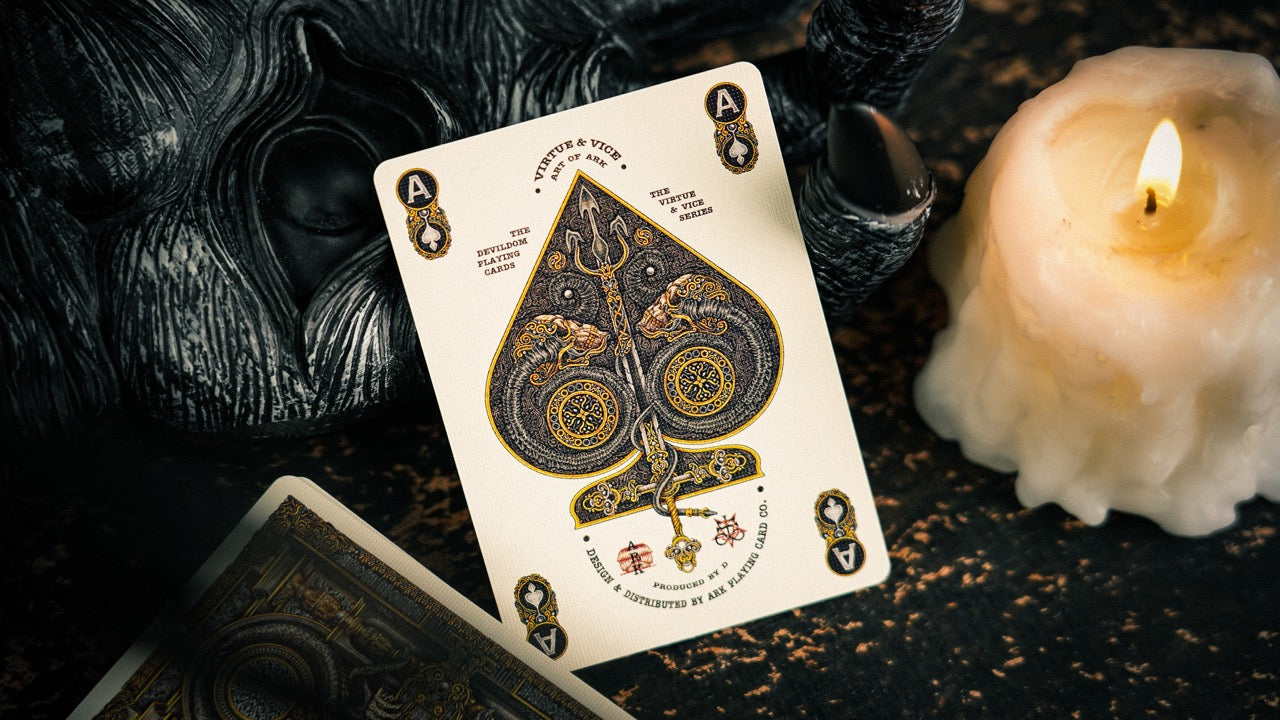 Devildom Playing Cards - Premium Quality Poker Cards for Magic Tricks, Cardistry & Game Nights | Perfect for Casino, Poker, Blackjack & Collectors