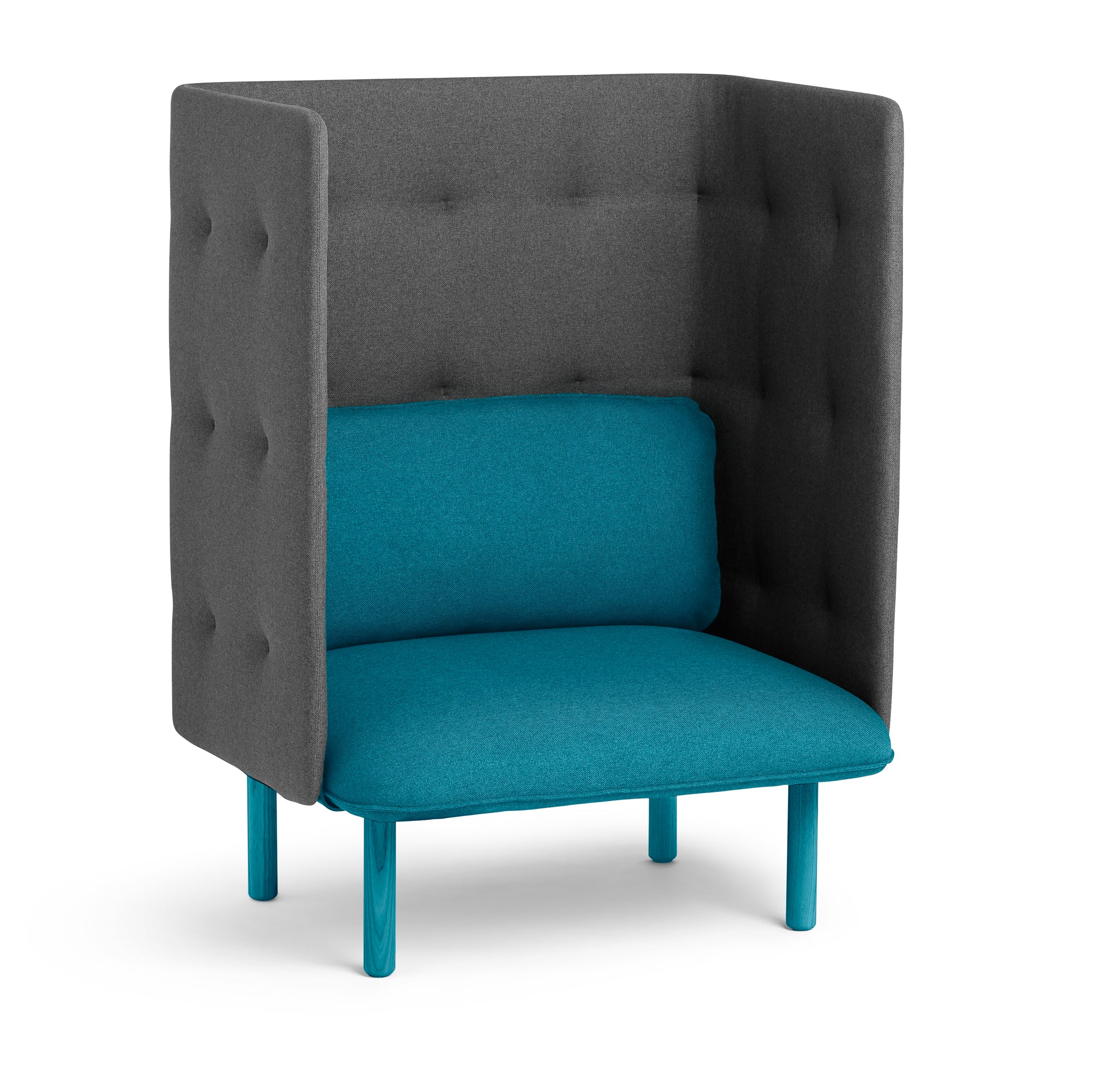 QT Privacy Lounge Chair - Comfortable and Stylish Recliner for Home, Office, or Patio - Perfect for Relaxing, Reading, or Napping