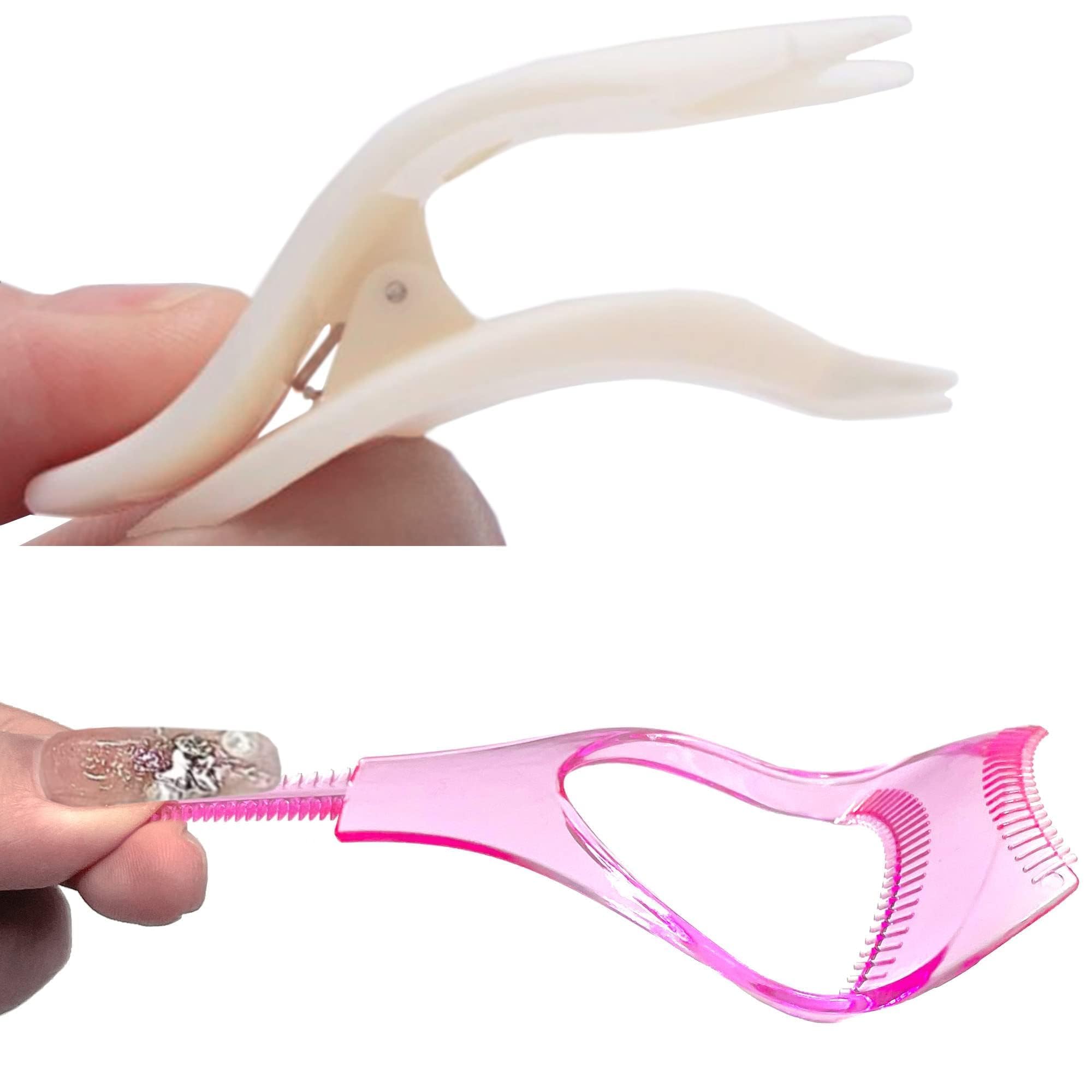 YASNAI 3-in-1 Mascara Shield & Lash Applicator Tool - Eyelash Separator, Comb & Guard for Perfect Makeup Application | Ideal for False Lashes, Mascara Protection & Eye Makeup | Great for Daily Use, Salon Professionals & Makeup Beginners