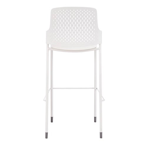 Safco Next Polypropylene Bistro Chair - Set of 2, Stackable Outdoor Dining Chairs for Patio, Cafe & Restaurant Use