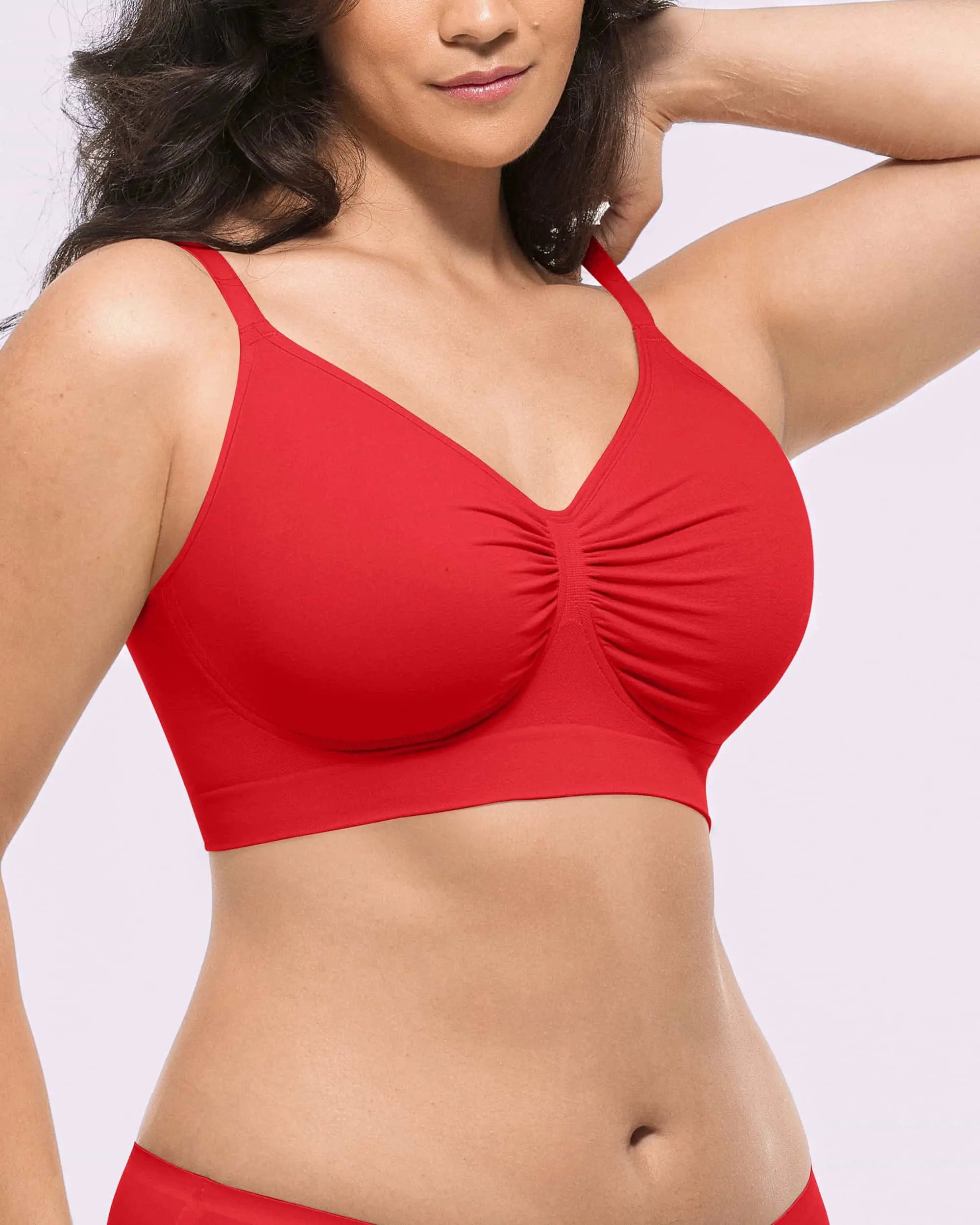 Wireless Comfort Bra - Seamless Unlined Support for Everyday Wear - Perfect for Yoga, Workouts, and Lounge Wear