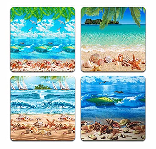 Blue Sea Water and Shells