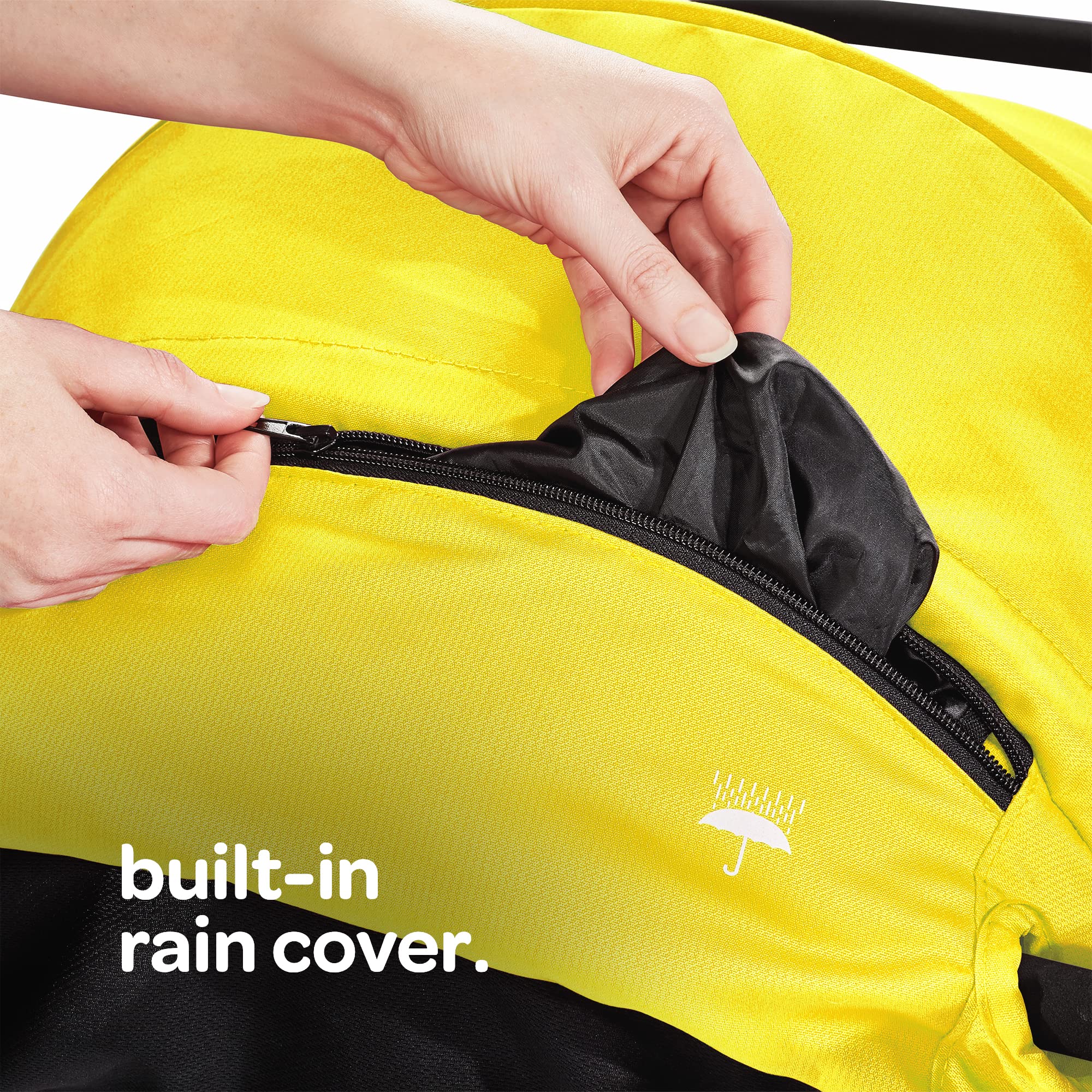 Larktale Sun Canopy Set for Baby Stroller & Wagon - UV Protection Shade Cover, Clovelly Yellow | Perfect for Outdoor Walks, Park Visits & Beach Trips