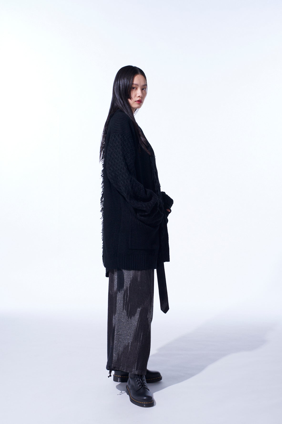 Corpilon Bulky Wool Fringe Cardigan - Cozy Oversized Knit Sweater for Women | Perfect for Fall & Winter Layering, Casual Outfits, and Office Wear