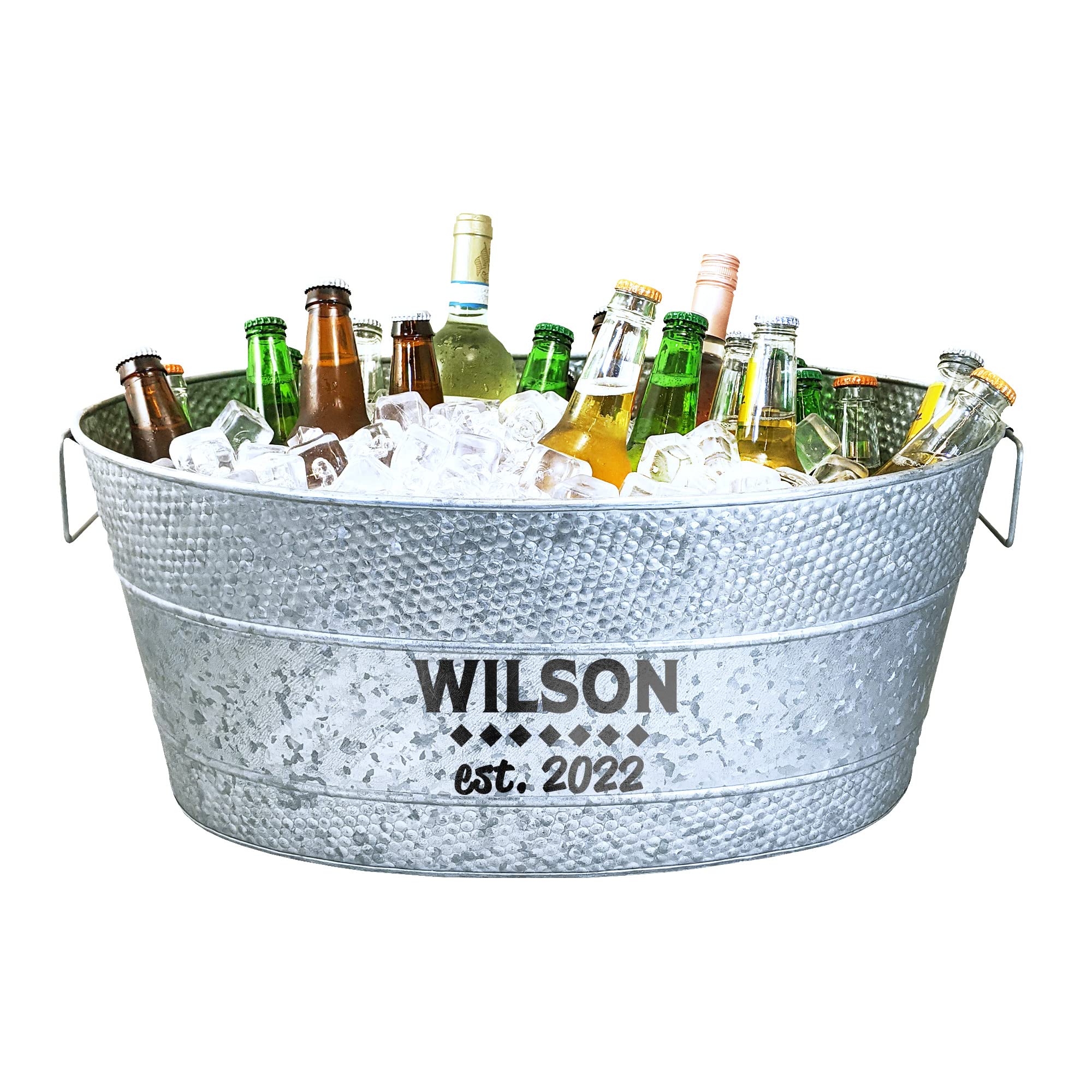 BREKX 25-Quart Personalized Beverage Tub with 13