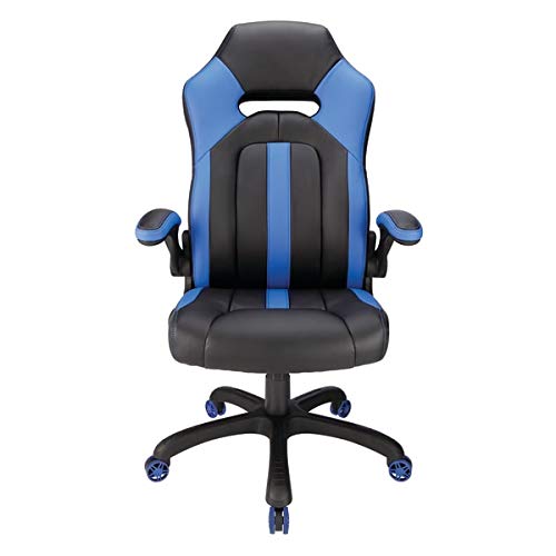 Realspace® High-Back Bonded Leather Gaming Chair - 50