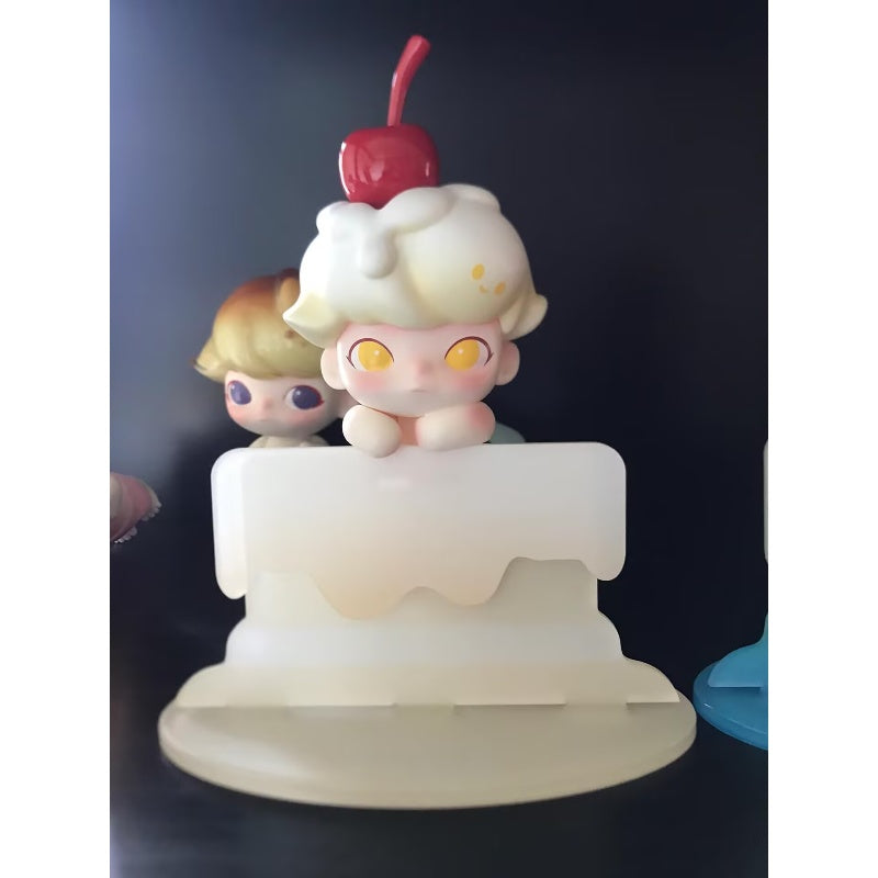 DIMOO Cream Squares Limited Edition Collectible Figure - Cute Cartoon Character for Display, Gift, and Home Decor