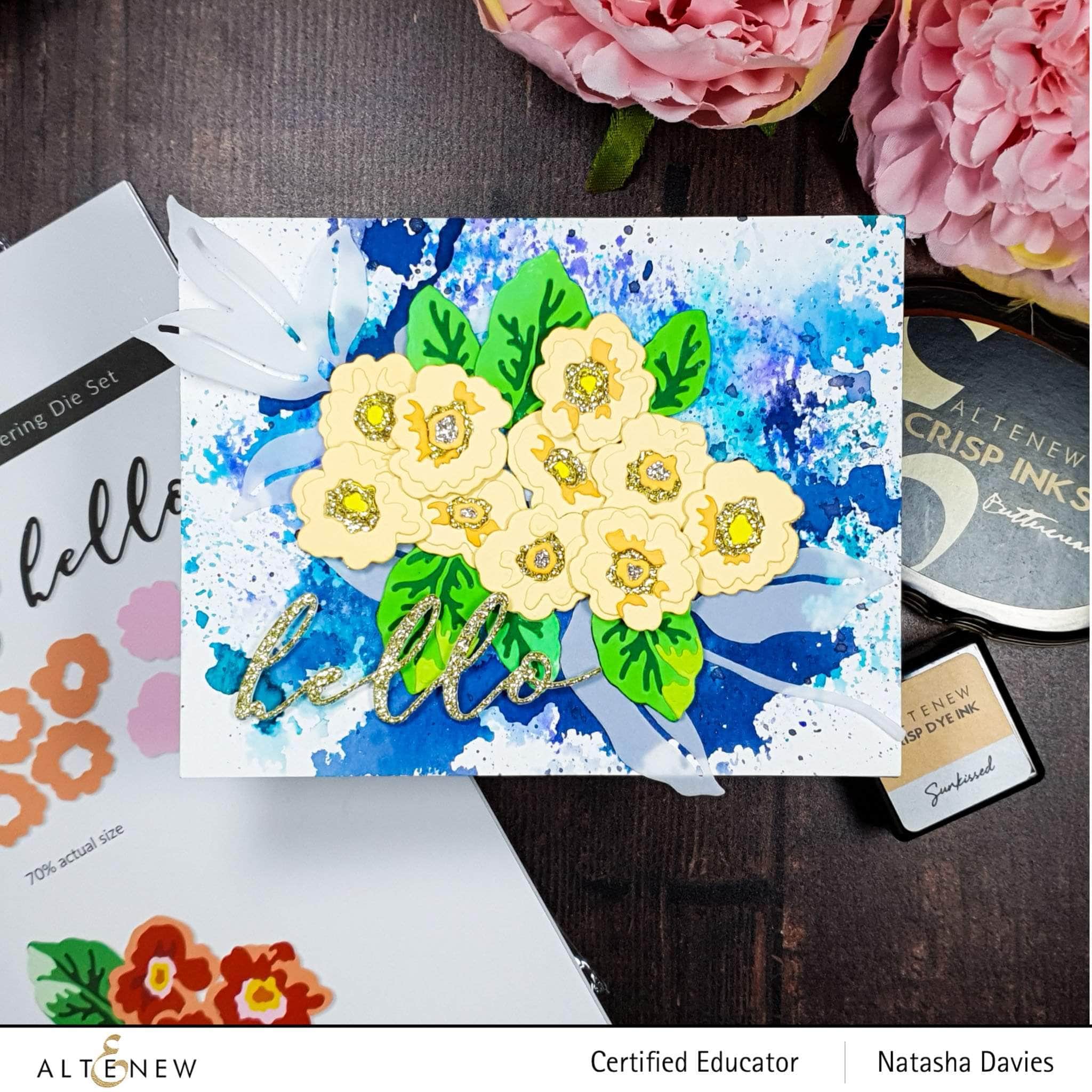 Primrose Blossom Layering Die Set for DIY Paper Flowers - Perfect for Scrapbooking, Card Making, and Handmade Greeting Cards