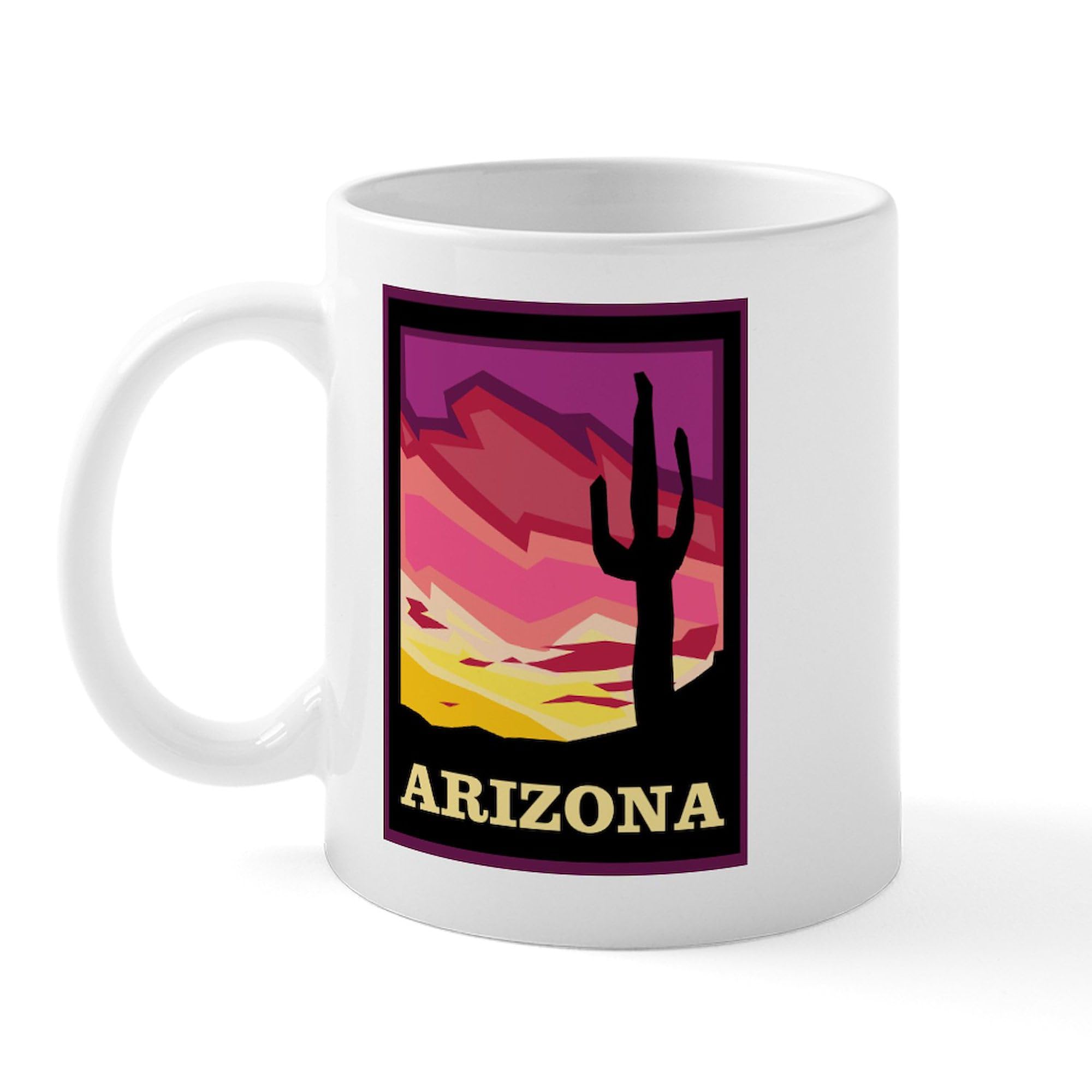 Arizona Ceramic Coffee Mug 11 oz (325 ml) - Durable & Stylish for Home, Office, or Travel - Perfect Gift for Coffee Lovers