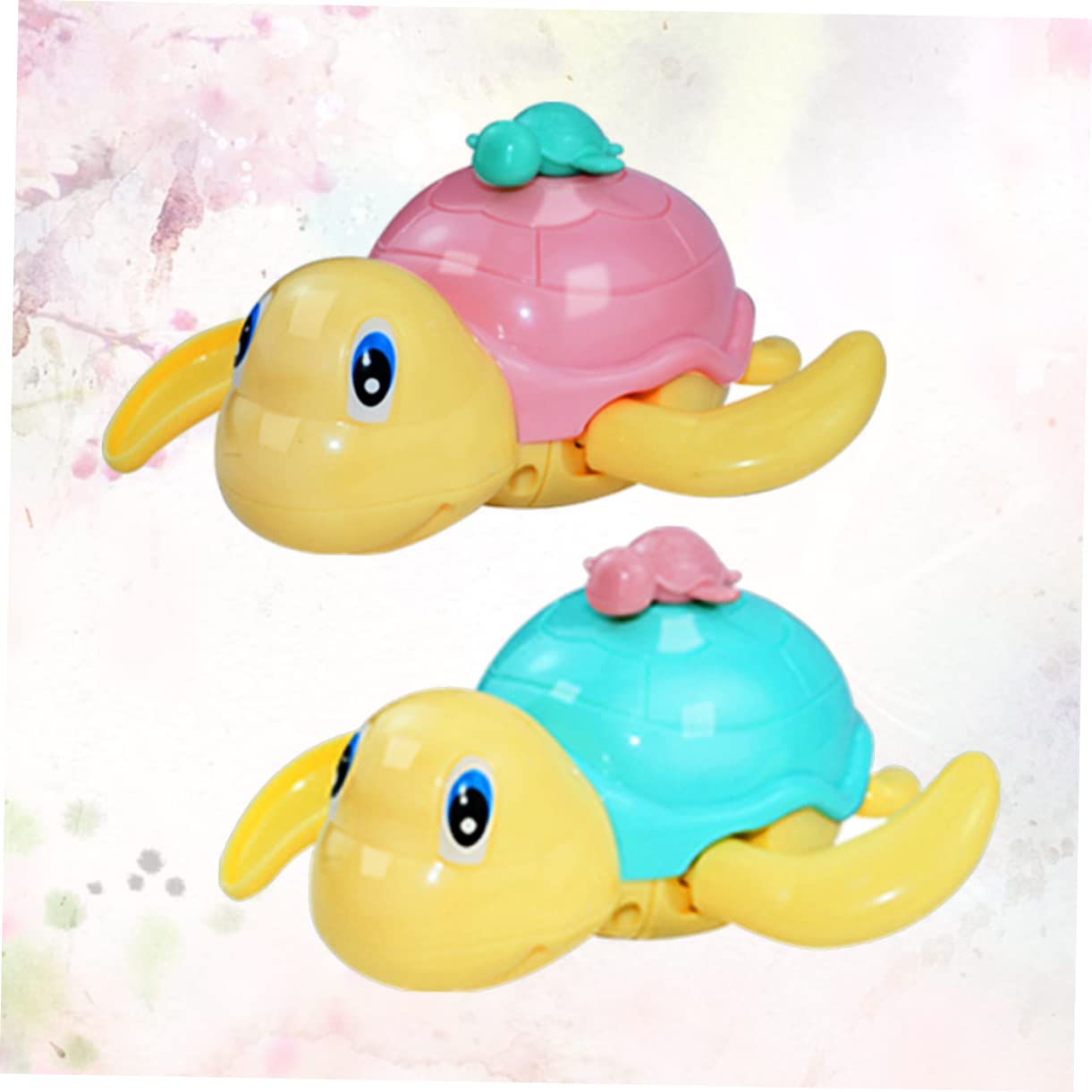 TOYANDONA 4-Piece Wind-Up Bath Toys Set - Fun Clockwork Swimming Animals for Kids Bath Time & Pool Play - Perfect Water Play Toys for Toddlers & Infants
