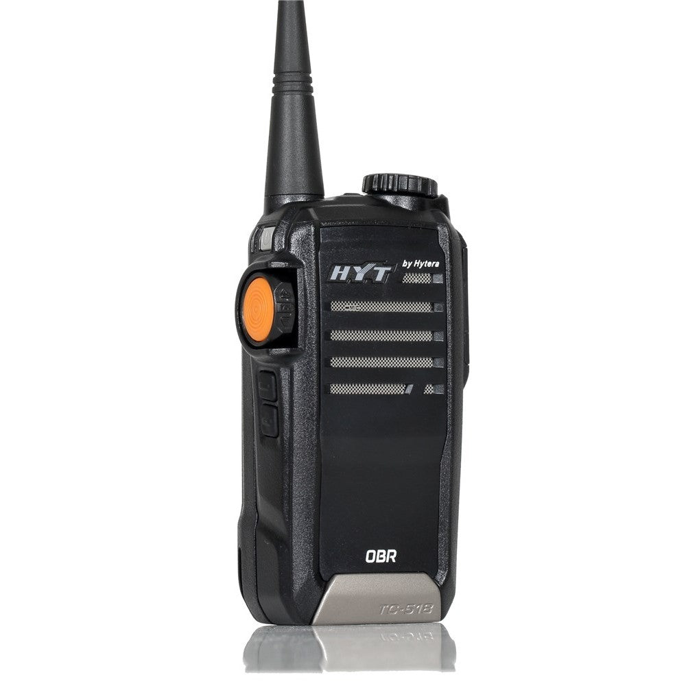 HYT TC 518 U1 Portable Two-Way Radio UHF 400-470MHz 16-Channel Walkie Talkie for Outdoor Adventures, Construction Sites & Emergency Communication