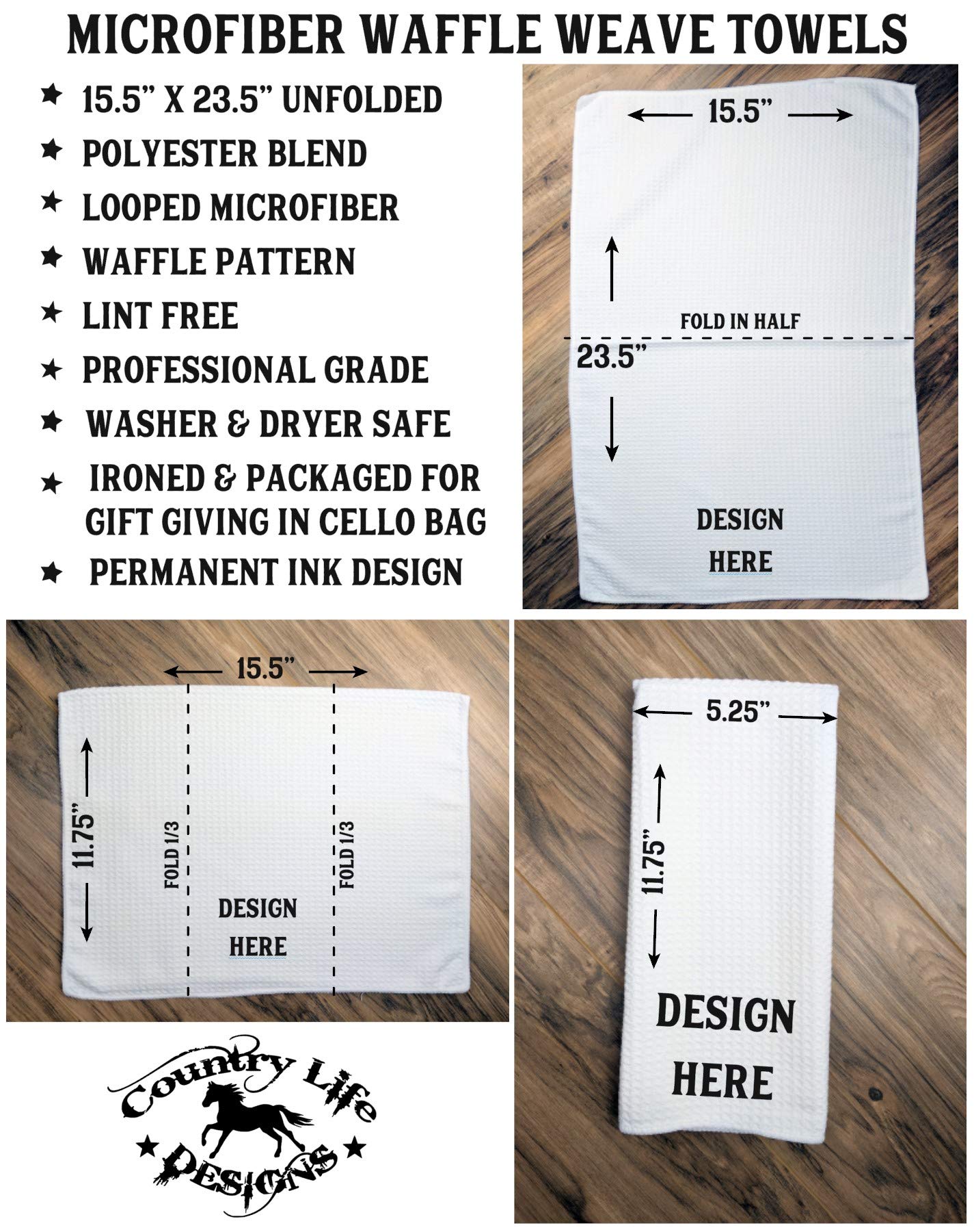 Funny Cow Kitchen Towel - Not Today Heifer I Will Shank You With My Horn - Waffle Weave Farmhouse Decor for Kitchen, Funny Gift for Cow Lovers, Farm Themed Home Accessories
