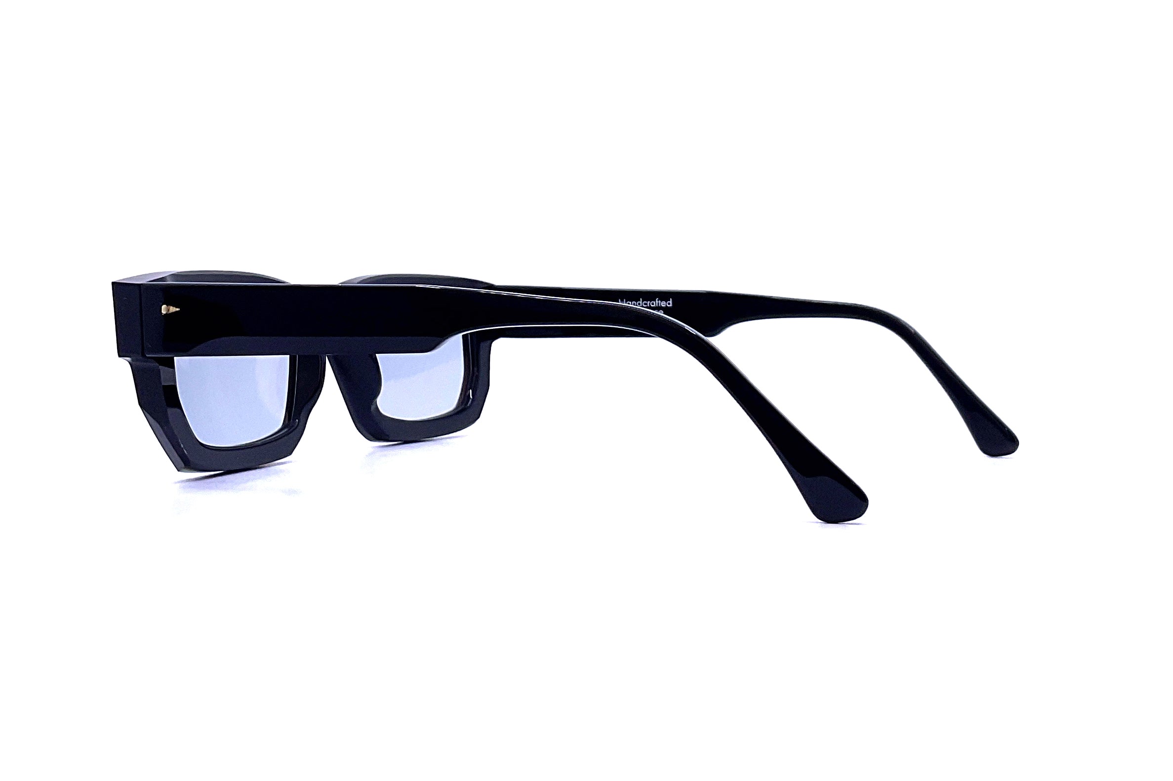 Ahlem Bonaparte Black Sunglasses - Polarized UV Protection Aviator Sunglasses for Men & Women - Perfect for Driving, Travel, and Outdoor Activities